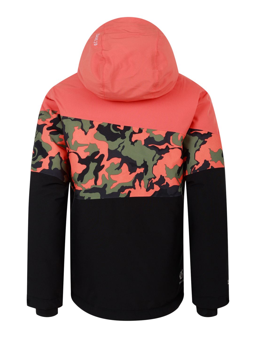 Dare2b, Humour III ski jacket kids Orange Rust / Orange Rust Camo Print / Black black, orange 