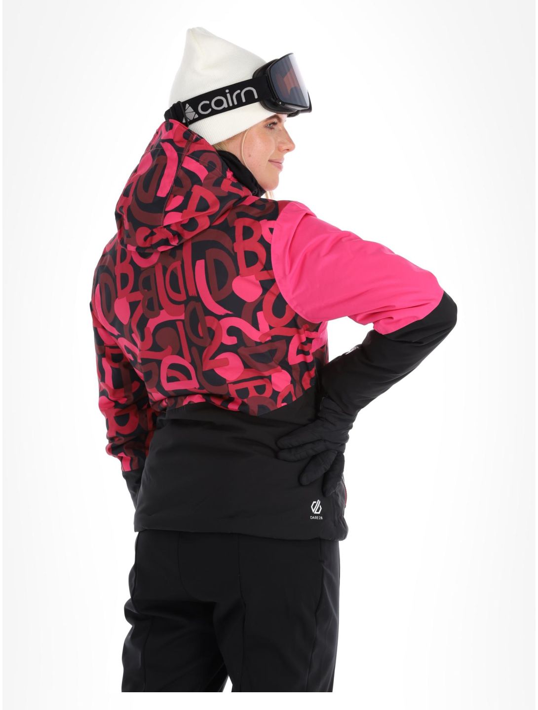 Dare2b, Ice ski jacket women Pure Pink Graffiti Print / Pure Pink pink 