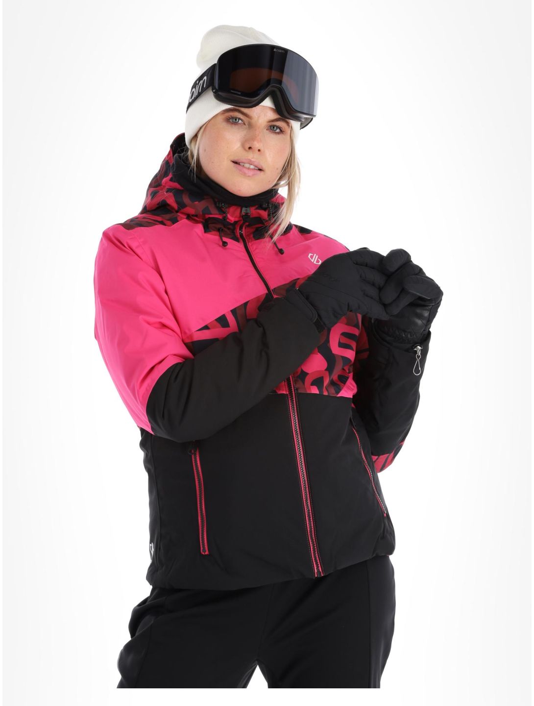 Dare2b, Ice ski jacket women Pure Pink Graffiti Print / Pure Pink pink 