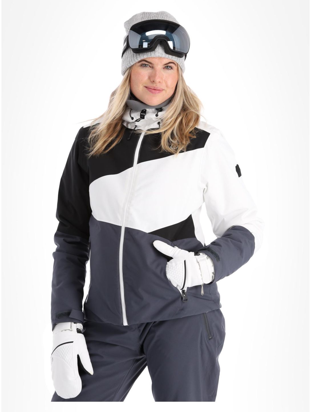 Dare2b, Ice ski jacket women White / Ebony Grey grey, white 