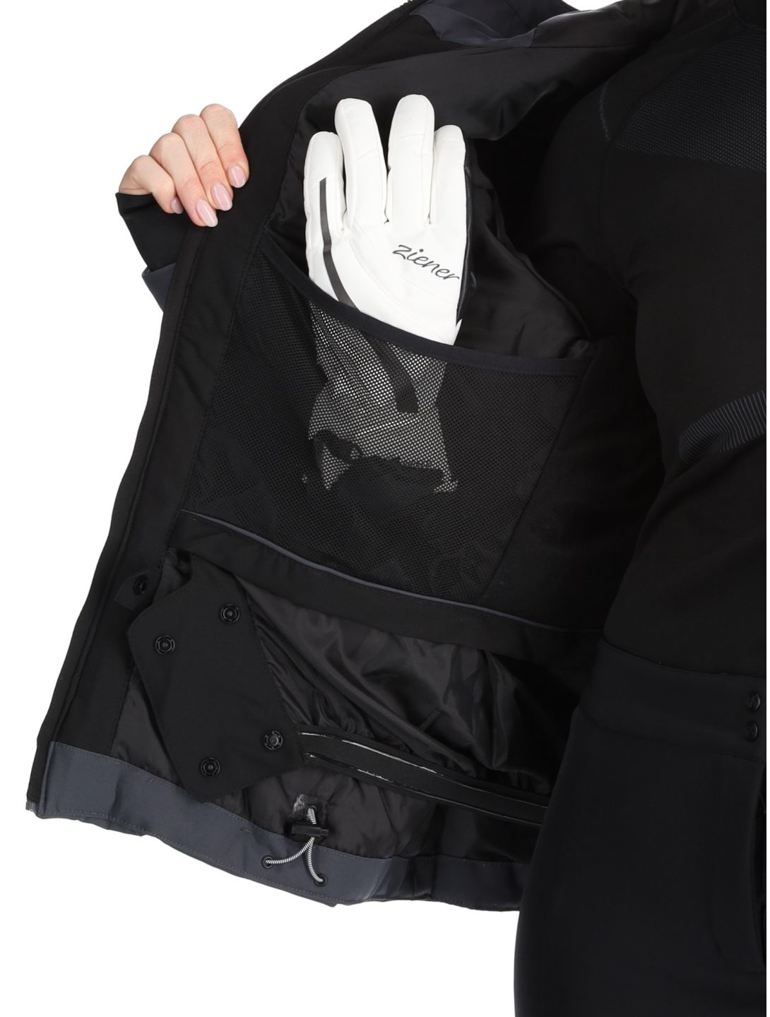 Dare2b, Ice III ski jacket women Black / Ebony black, grey 