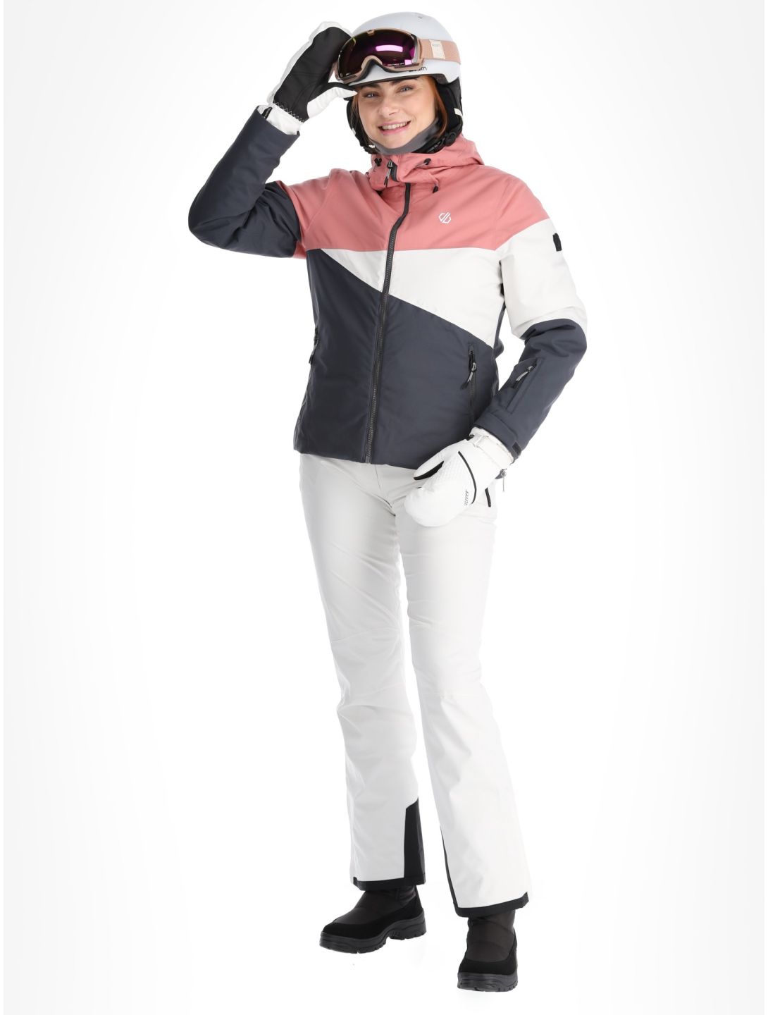 Dare2b, Ice III ski jacket women Dusty Rose / Ebony Grey grey, pink 