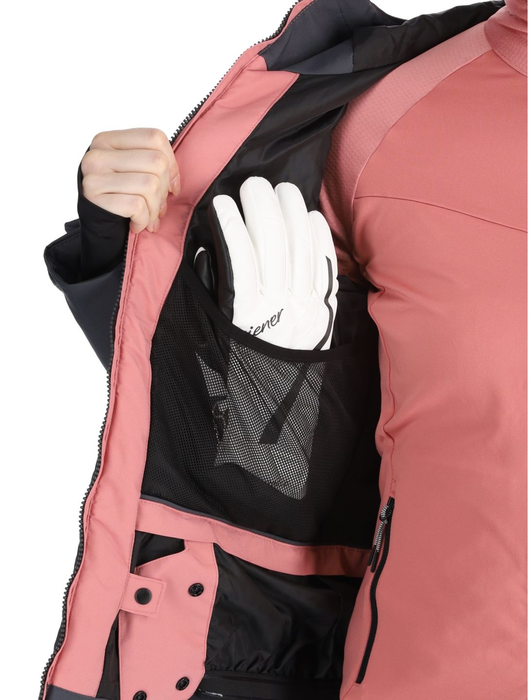 Dare2b, Ice III ski jacket women Dusty Rose / Ebony Grey grey, pink 