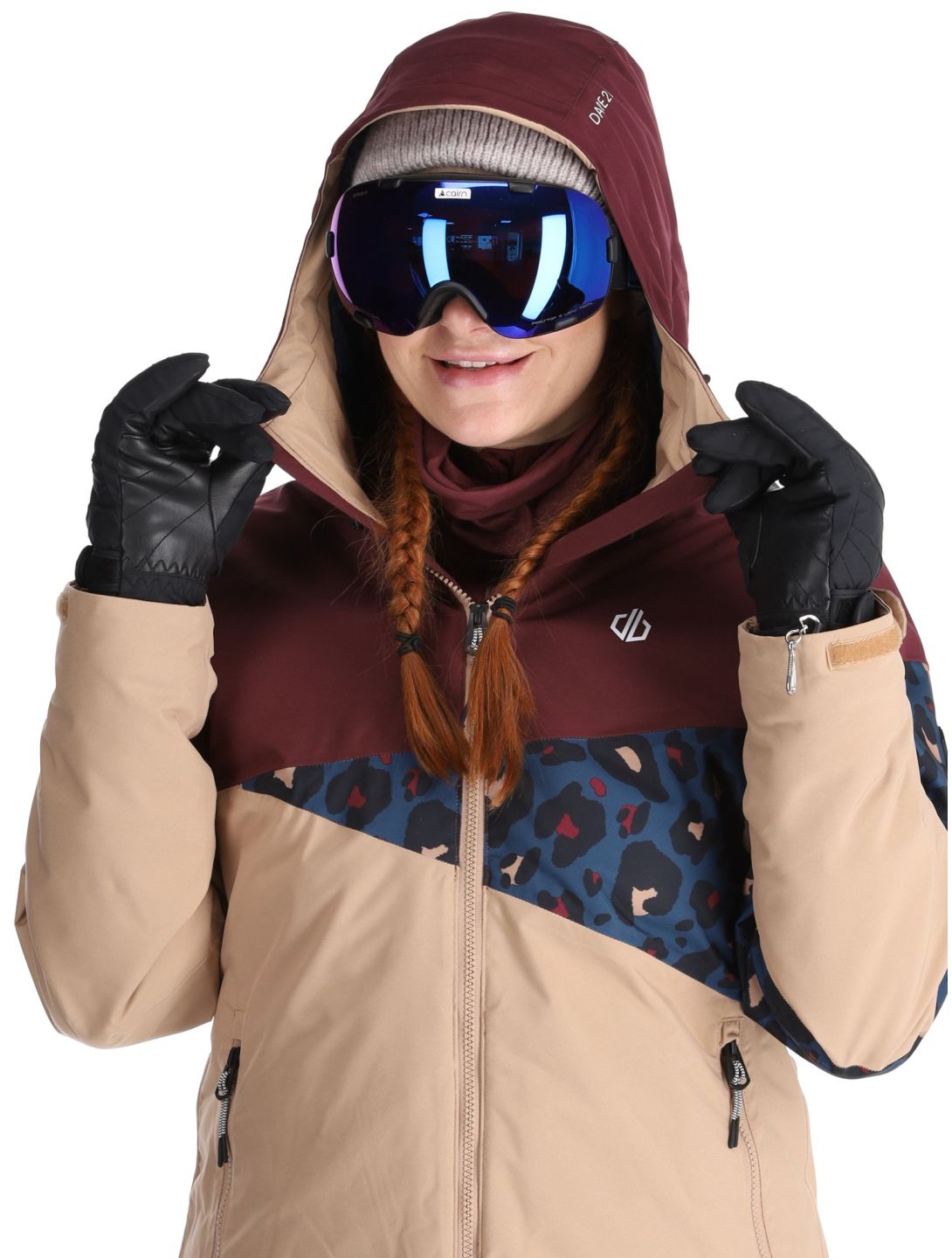 Dare2b, Ice III ski jacket women Fig / Cashmere beige, purple 