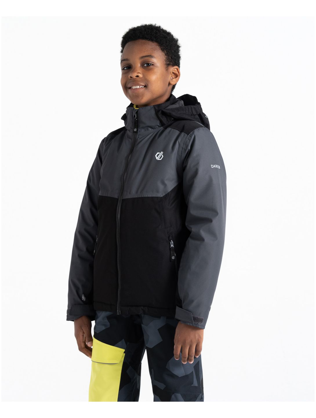 Dare2b, Impose III ski jacket kids Ebony / Black black, grey 