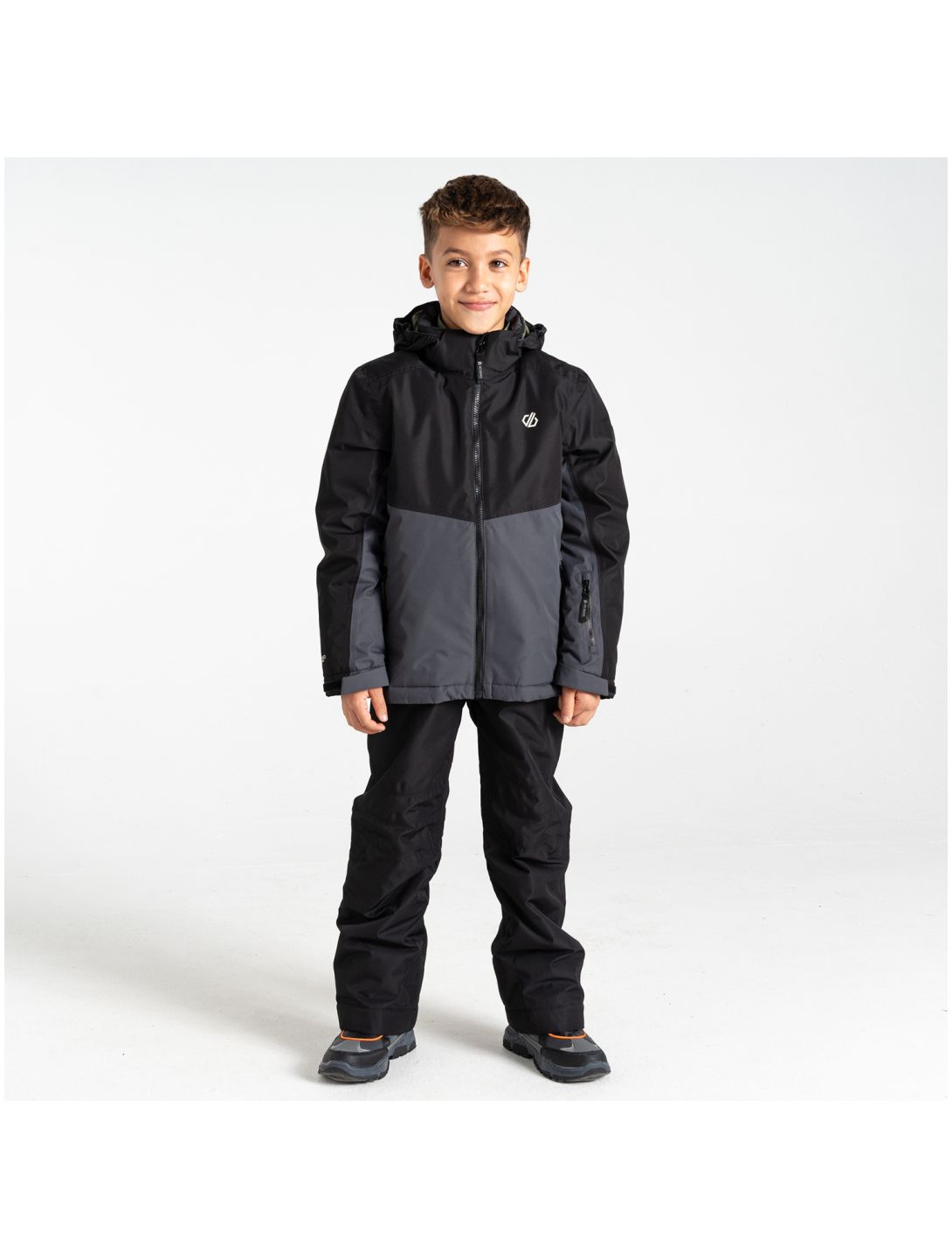 Dare2b, Impose IV ski jacket kids Black / Ebony black, grey 