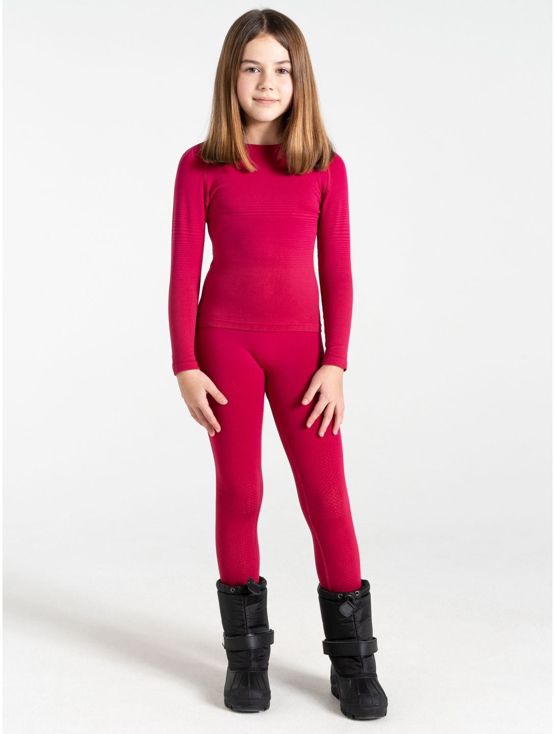 Dare2b, In The Zone III Baselayer Set thermal set kids Berry Pink pink 