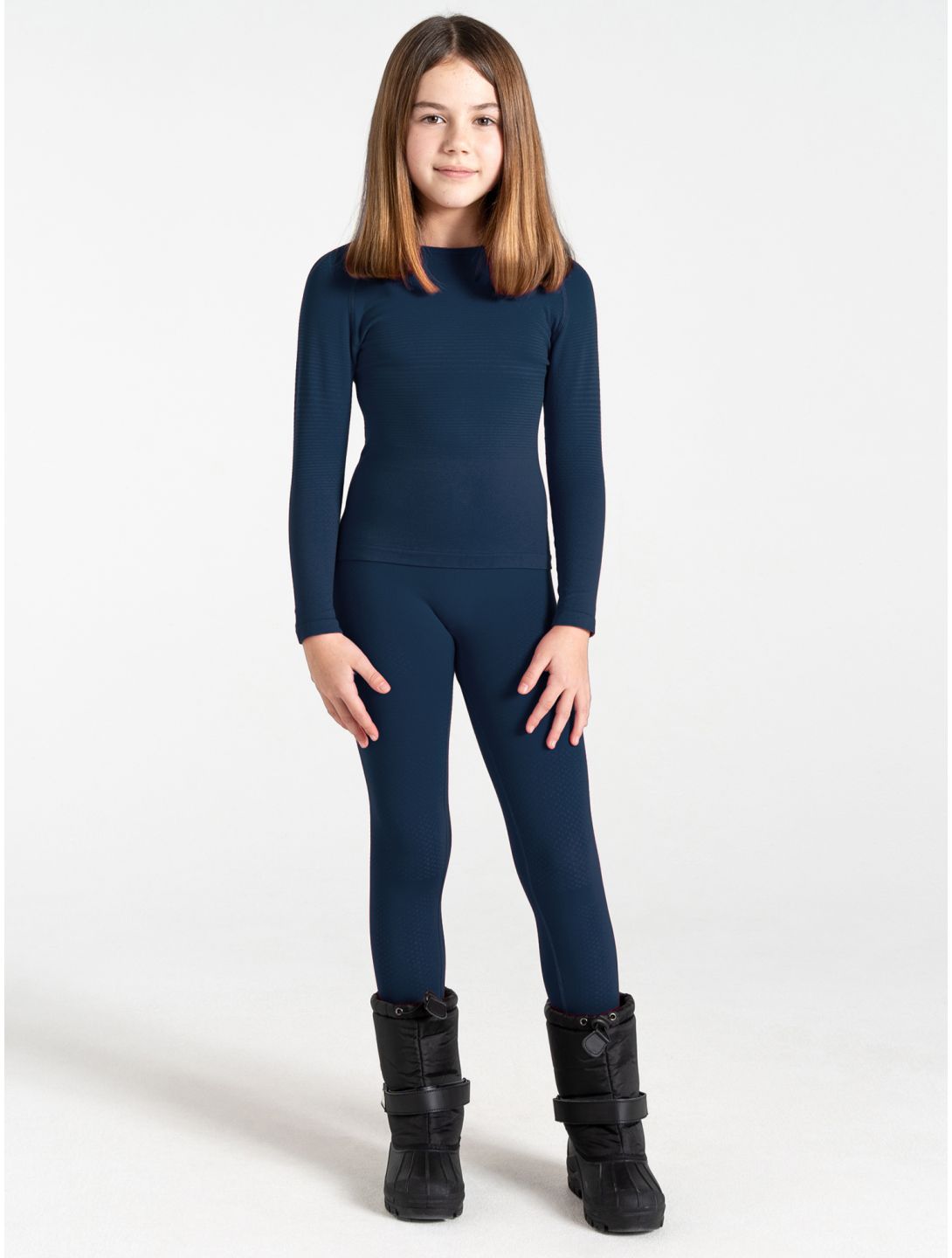 Dare2b, In The Zone III Baselayer Set thermal set kids Moonlight Denim blue 