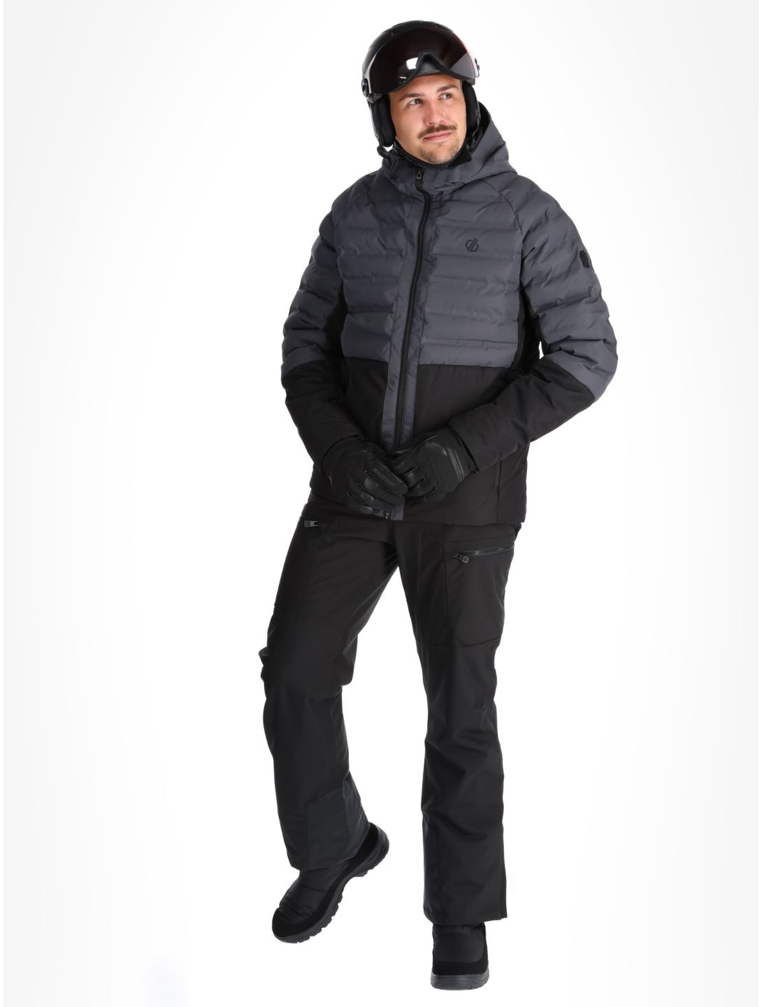 Dare2b, Ollie II ski jacket men Black / Ebony black, grey 