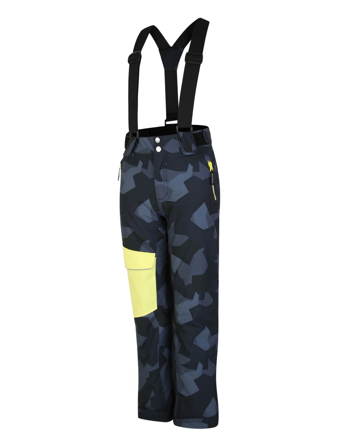 Dare2b, Pow ski pants kids Black Geo Camo Print black, grey 