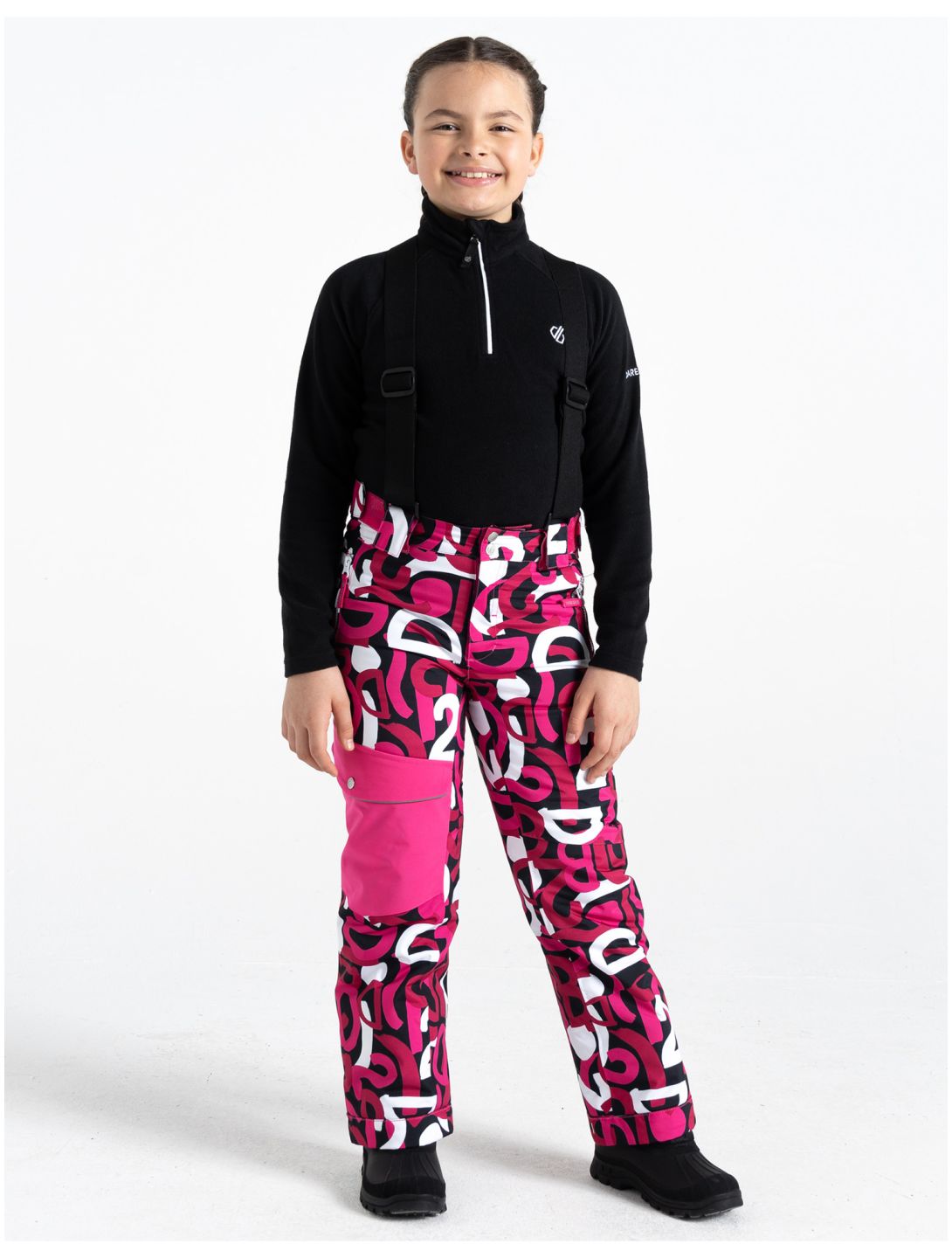 Dare2b, Pow ski pants kids Kids Ski Graffiti Print red 