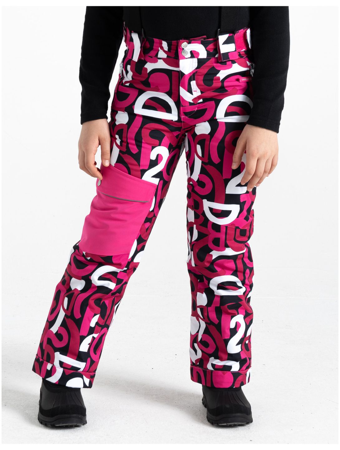 Dare2b, Pow ski pants kids Kids Ski Graffiti Print red 