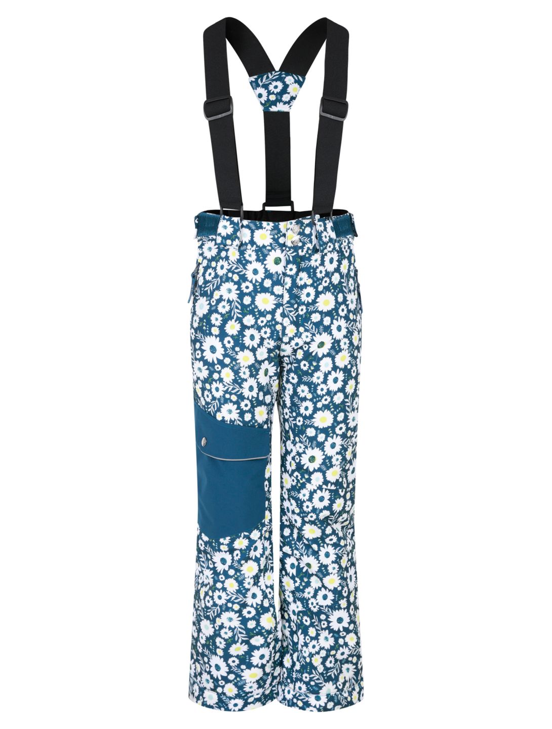 Dare2b, Pow ski pants kids Moonlight Denim Daisy Print blue 