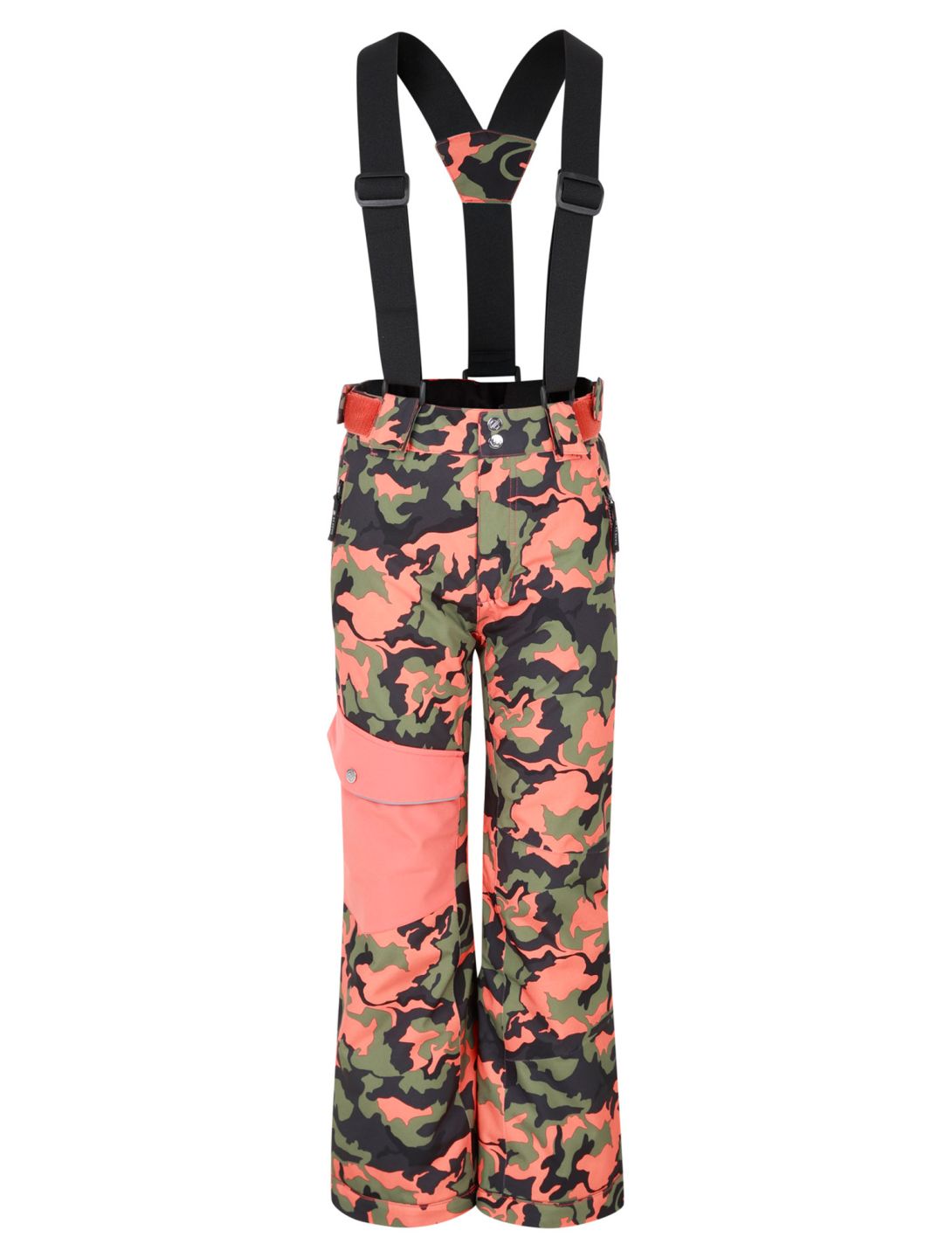 Dare2b, Pow ski pants kids Orange Rust Camo Print orange 