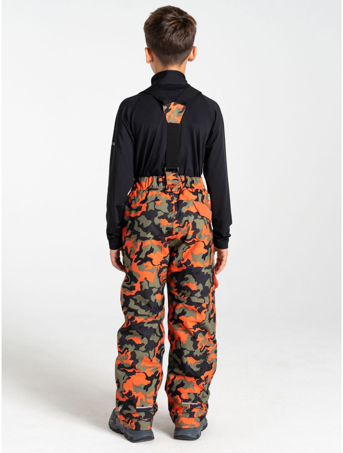 Dare2b, Pow ski pants kids Orange Rust Camo Print orange 