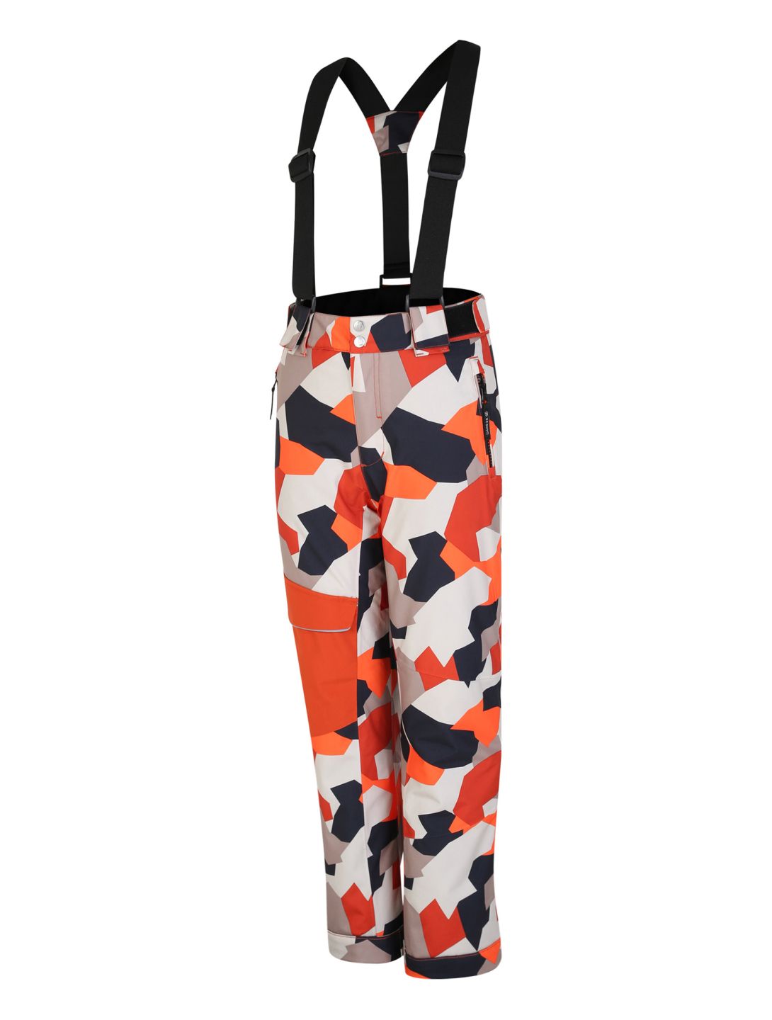 Dare2b, Pow ski pants kids Puffins Orange Geo Camo Print orange 