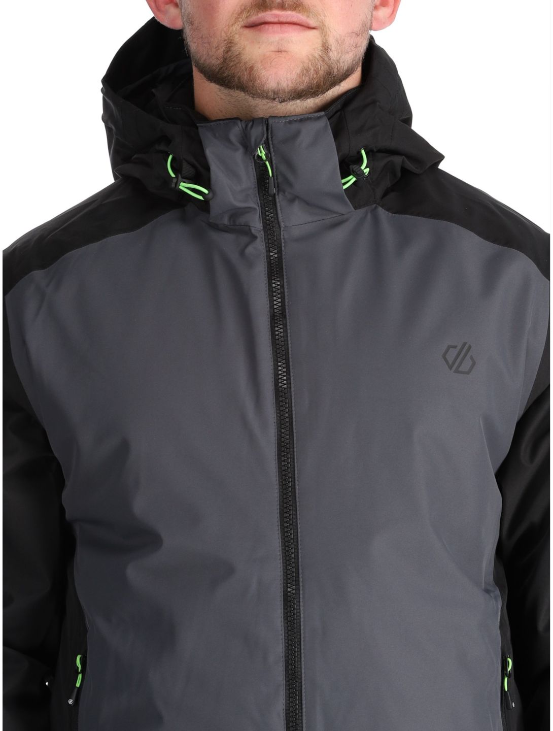 Dare2b, Precision II ski jacket men Black / Ebony black, grey 