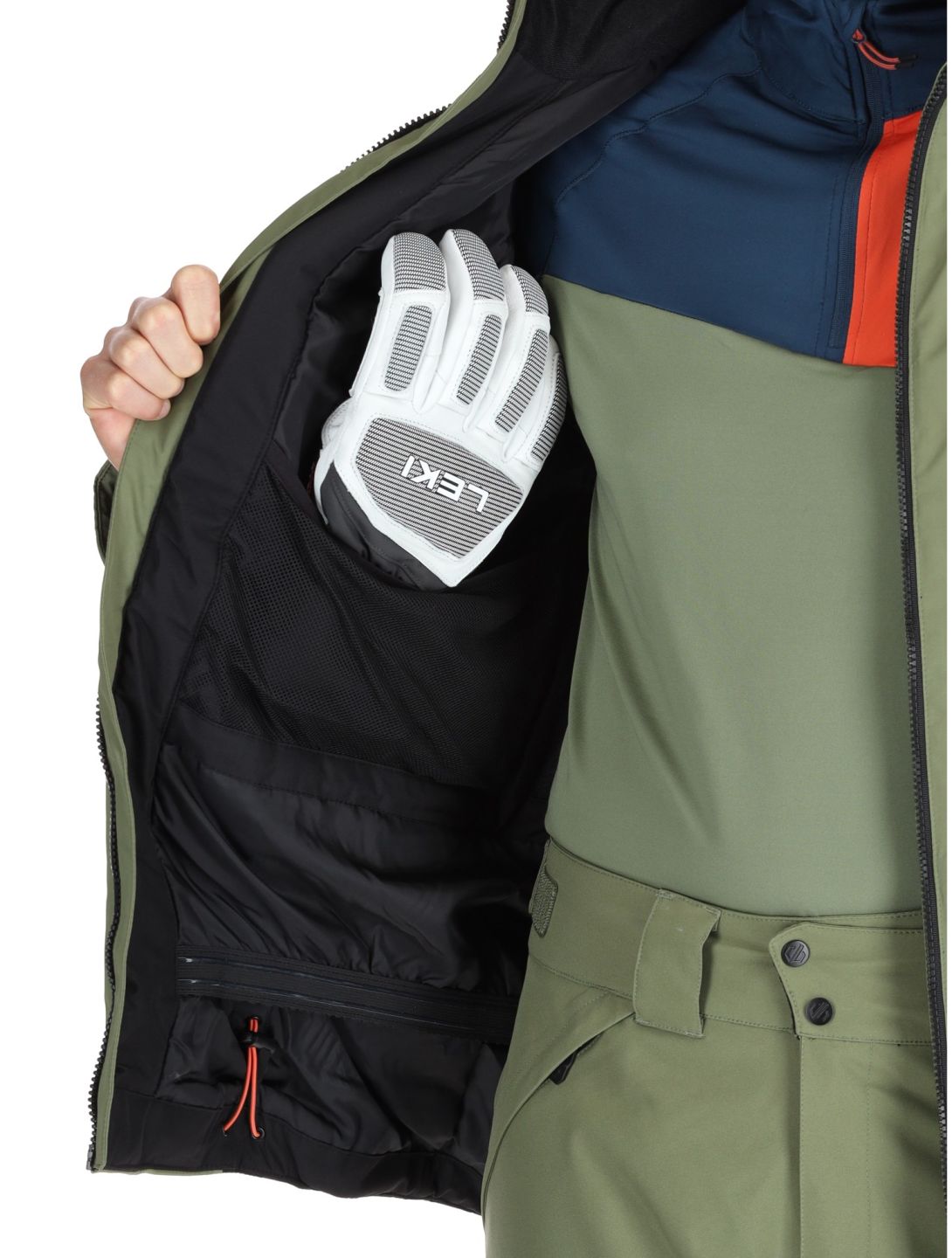 Dare2b, Precision II ski jacket men Black / Olivine Green black, green 