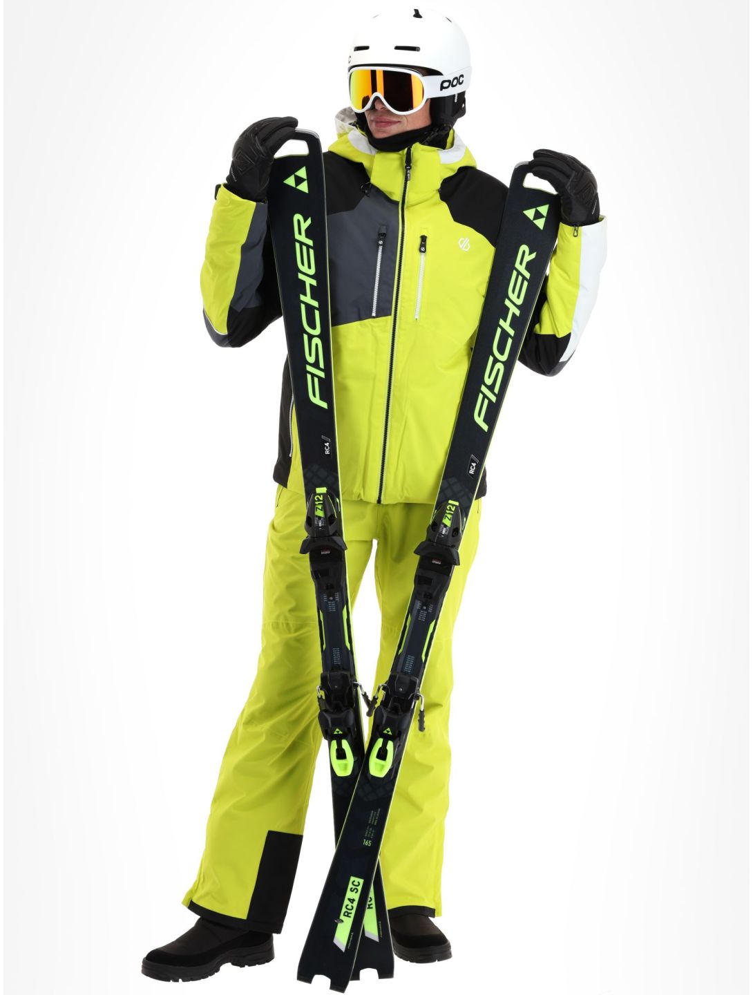 Dare2b, Shred ski jacket men Neon Spring/Black black, green 