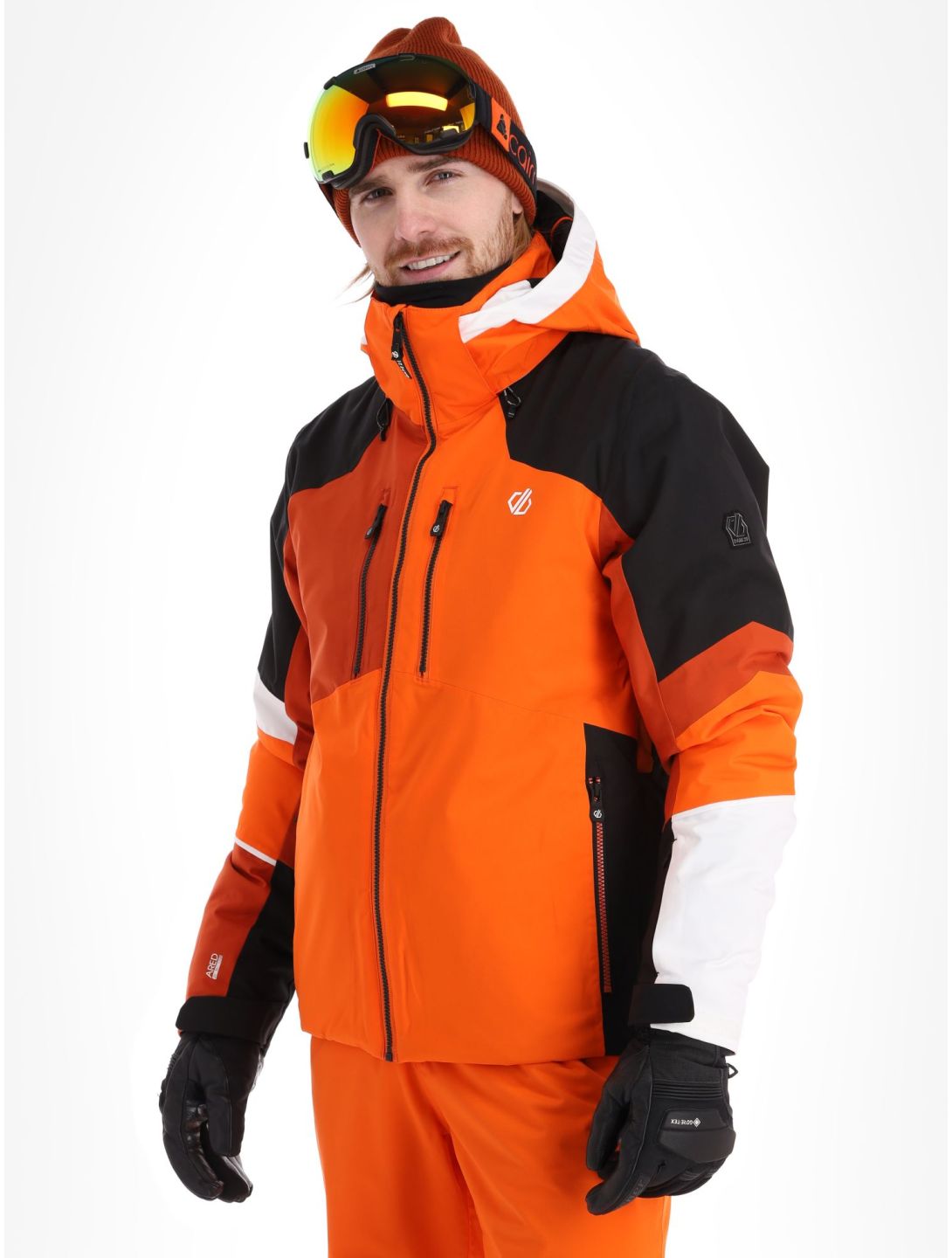 Dare2b, Shred ski jacket men Puffins Orange / Rooibos Tea burgundy, orange 