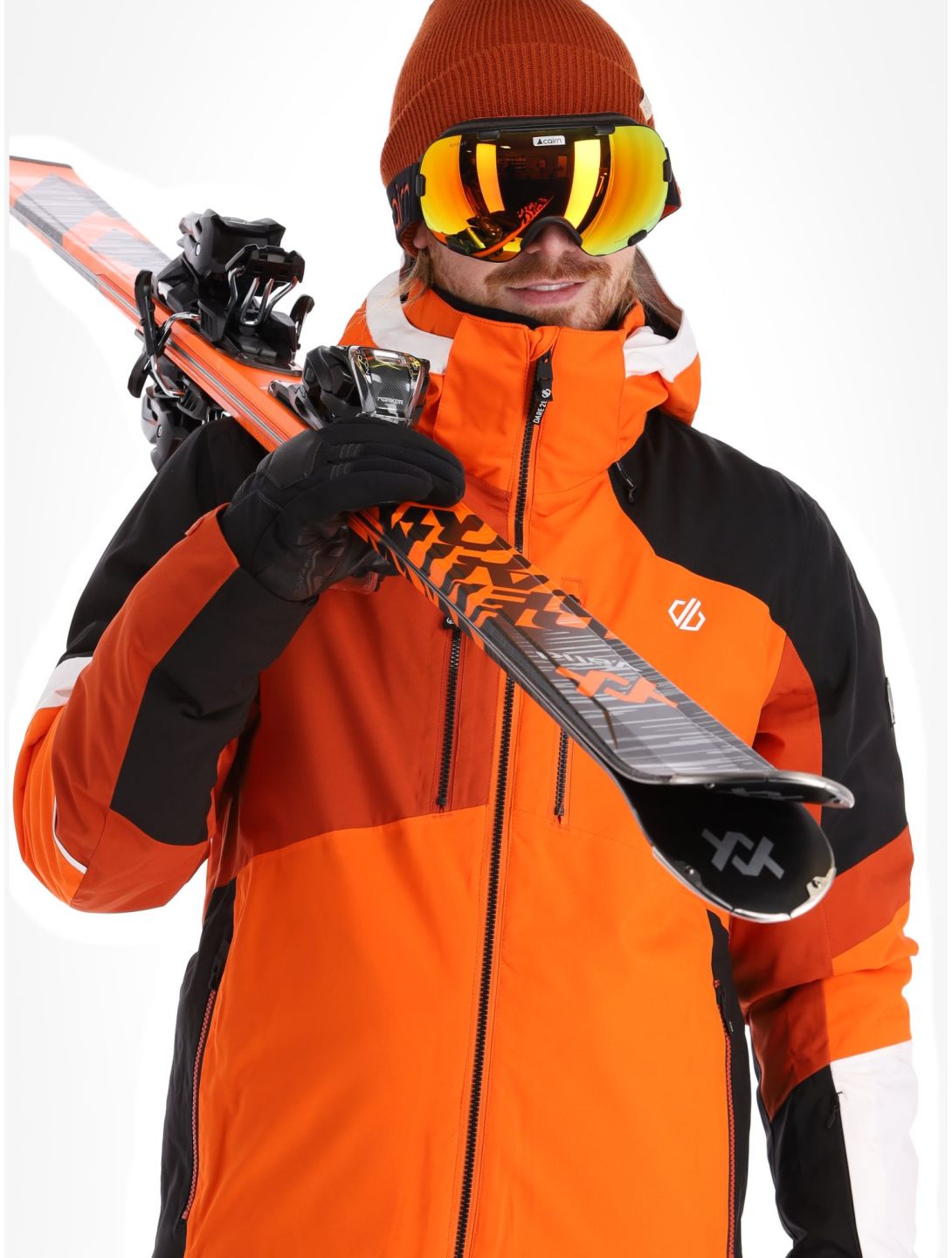 Dare2b, Shred ski jacket men Puffins Orange / Rooibos Tea burgundy, orange 