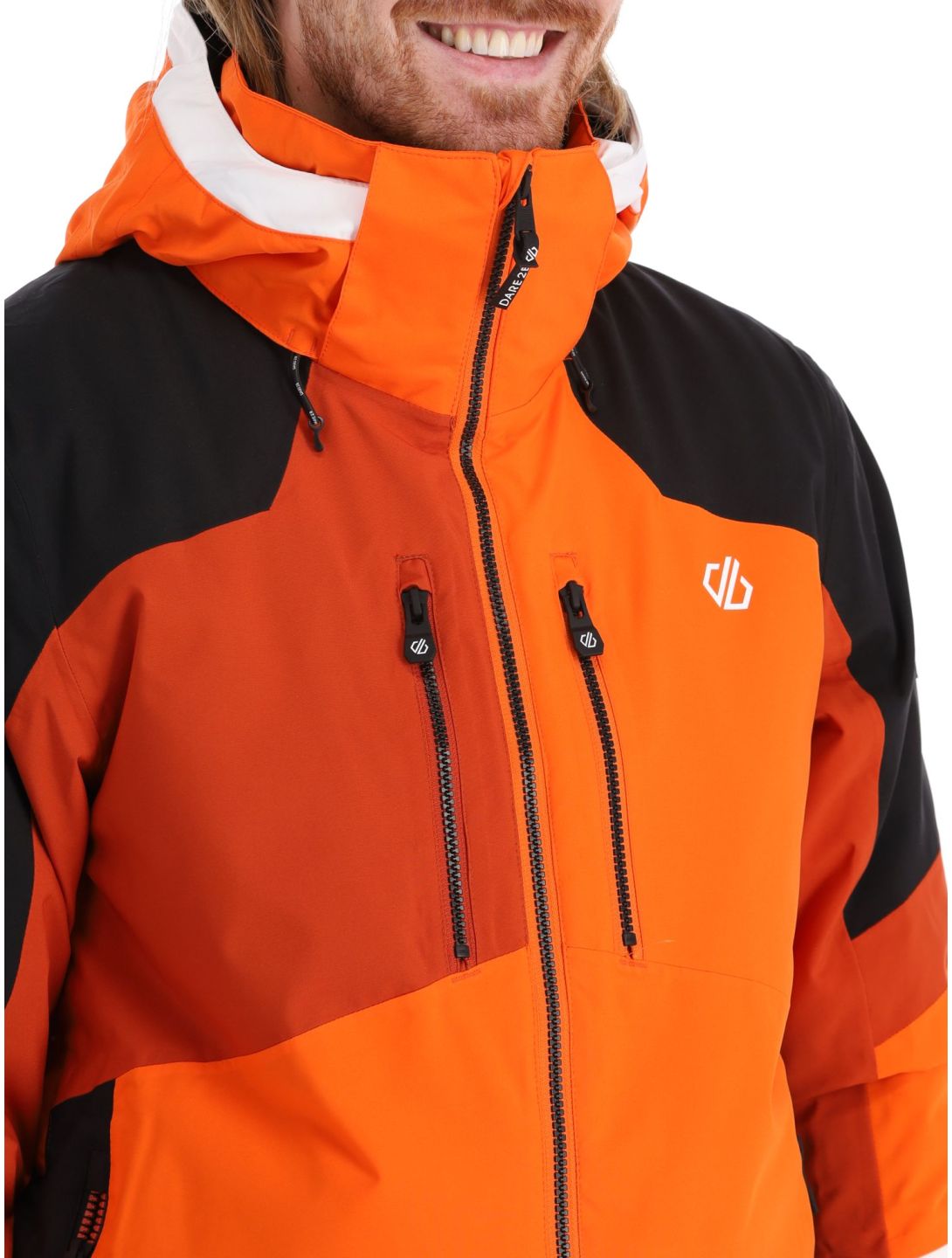 Dare2b, Shred ski jacket men Puffins Orange / Rooibos Tea burgundy, orange 