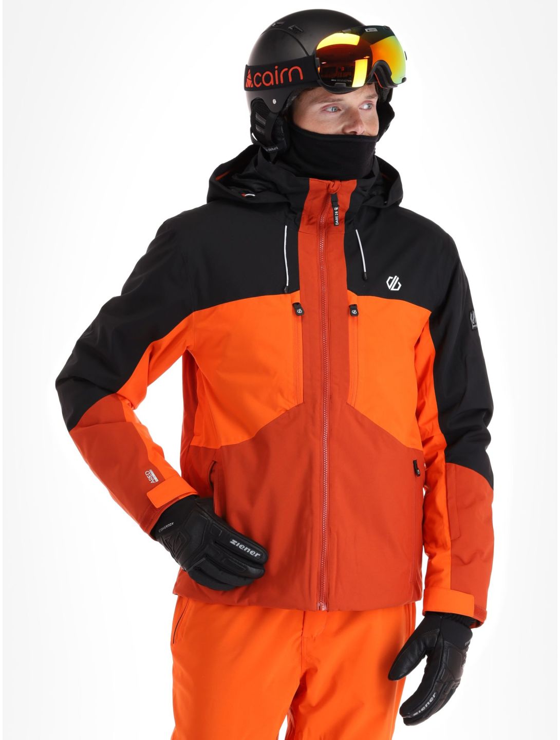 Dare2b, Slopeside ski jacket men PuffinOr / Blk black, orange 