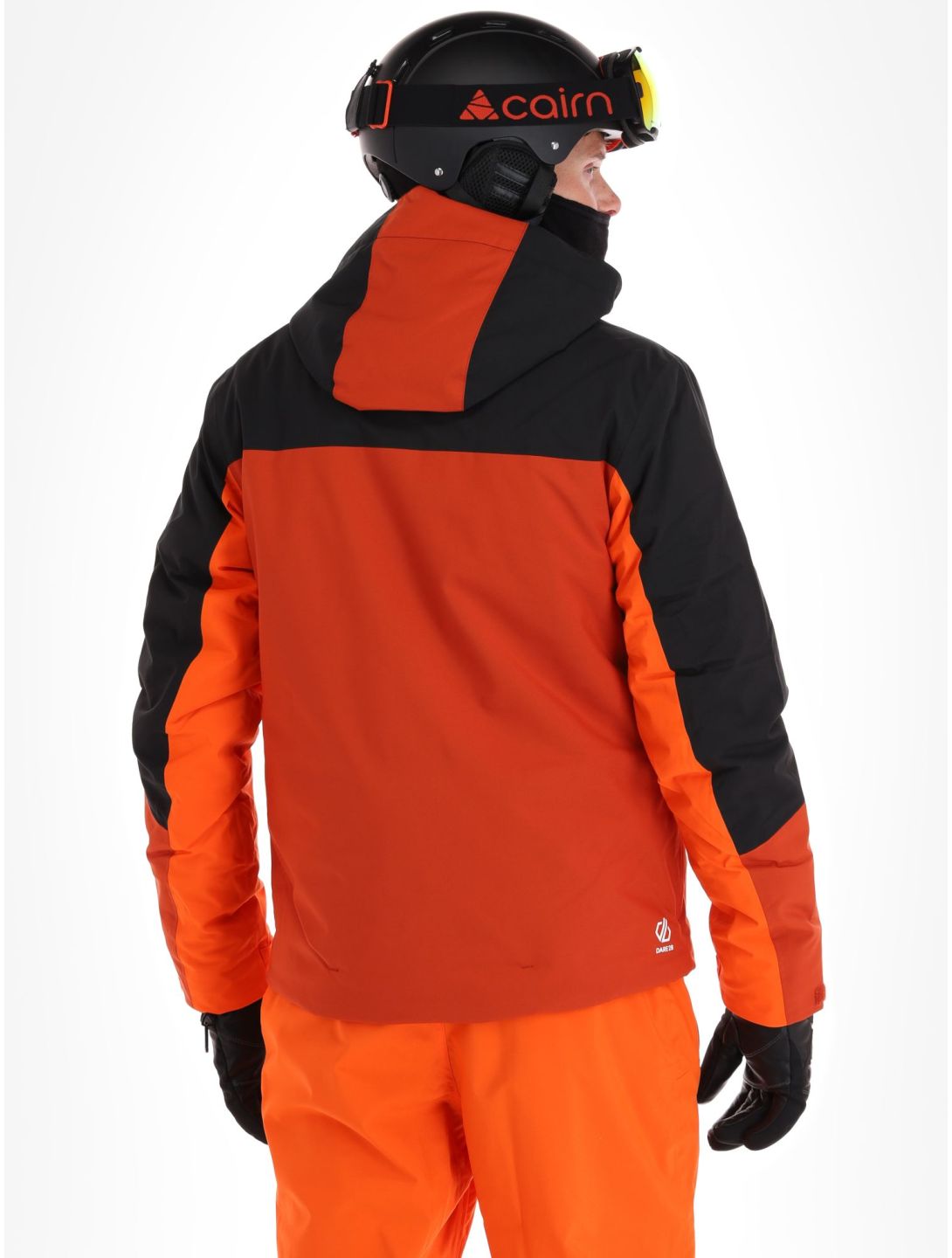 Dare2b Slopeside ski jacket men PuffinOr Blk black orange