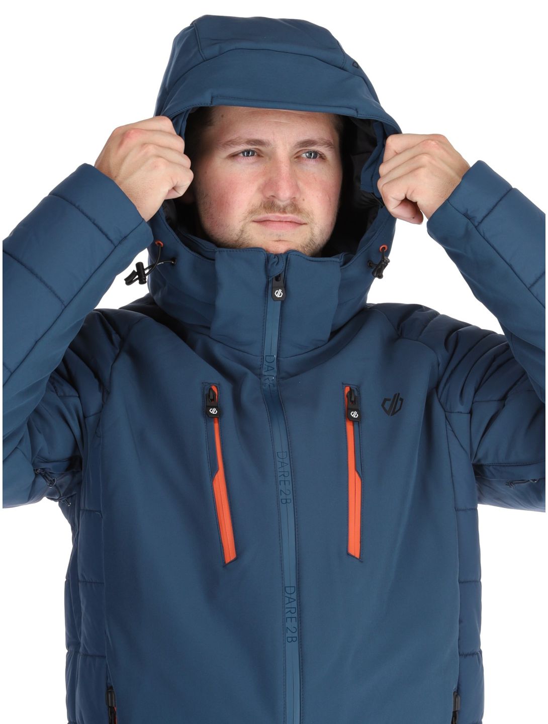 Dare2b, Speed softshell ski jacket men Moonlight Denim blue 