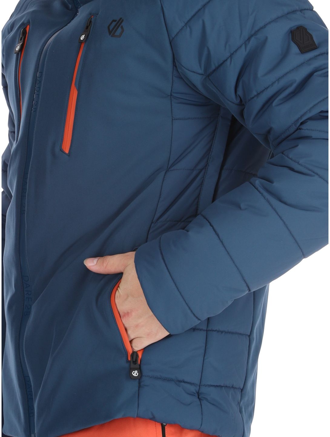 Dare2b, Speed softshell ski jacket men Moonlight Denim blue 