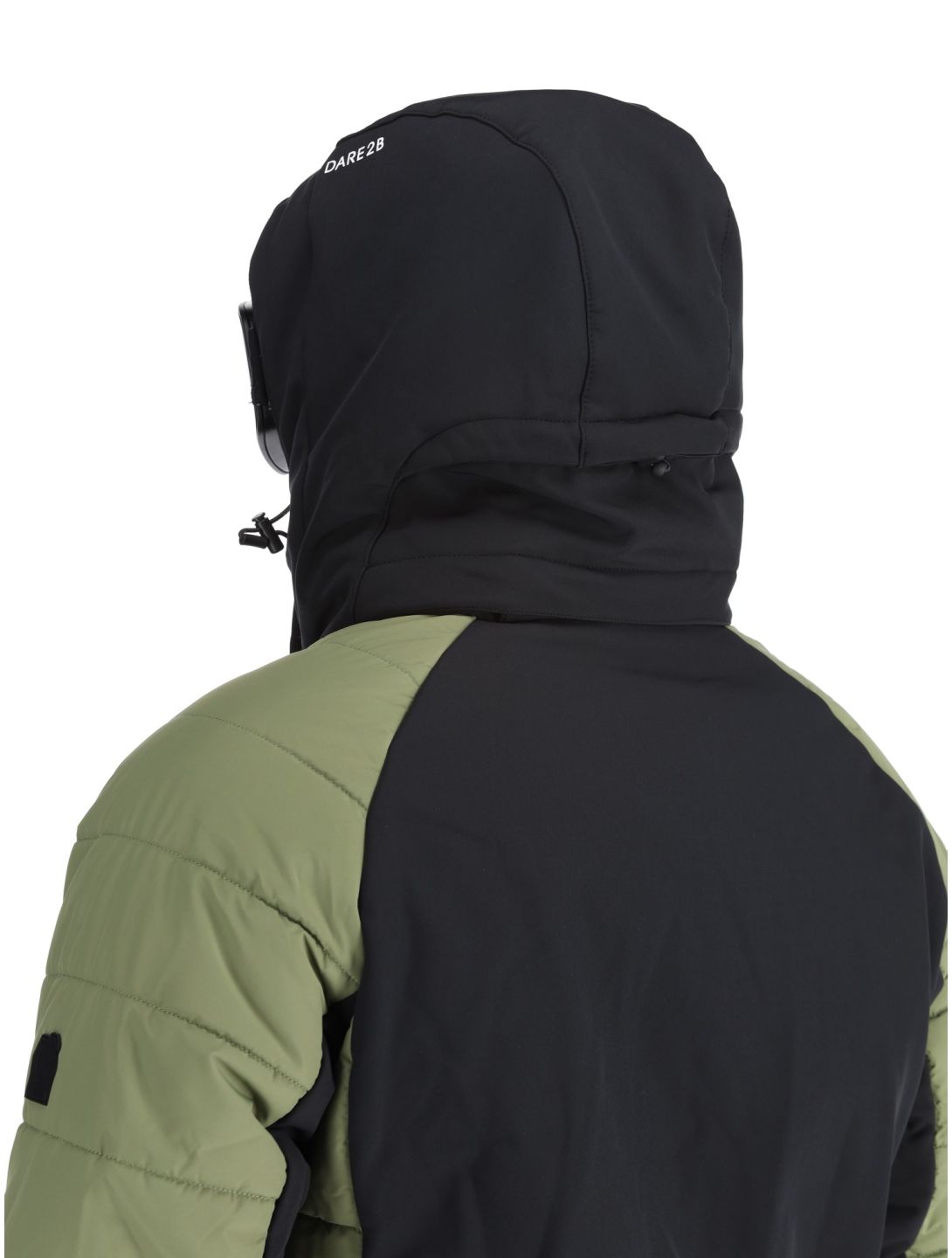 Dare2b, Speed softshell ski jacket men Olivine Green / Black black, green 