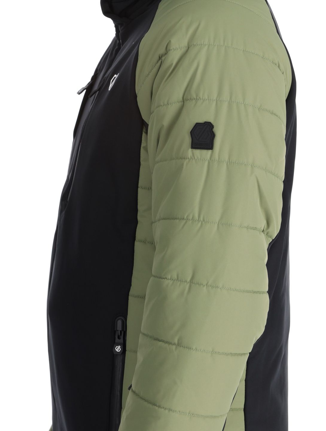 Dare2b, Speed softshell ski jacket men Olivine Green / Black black, green 