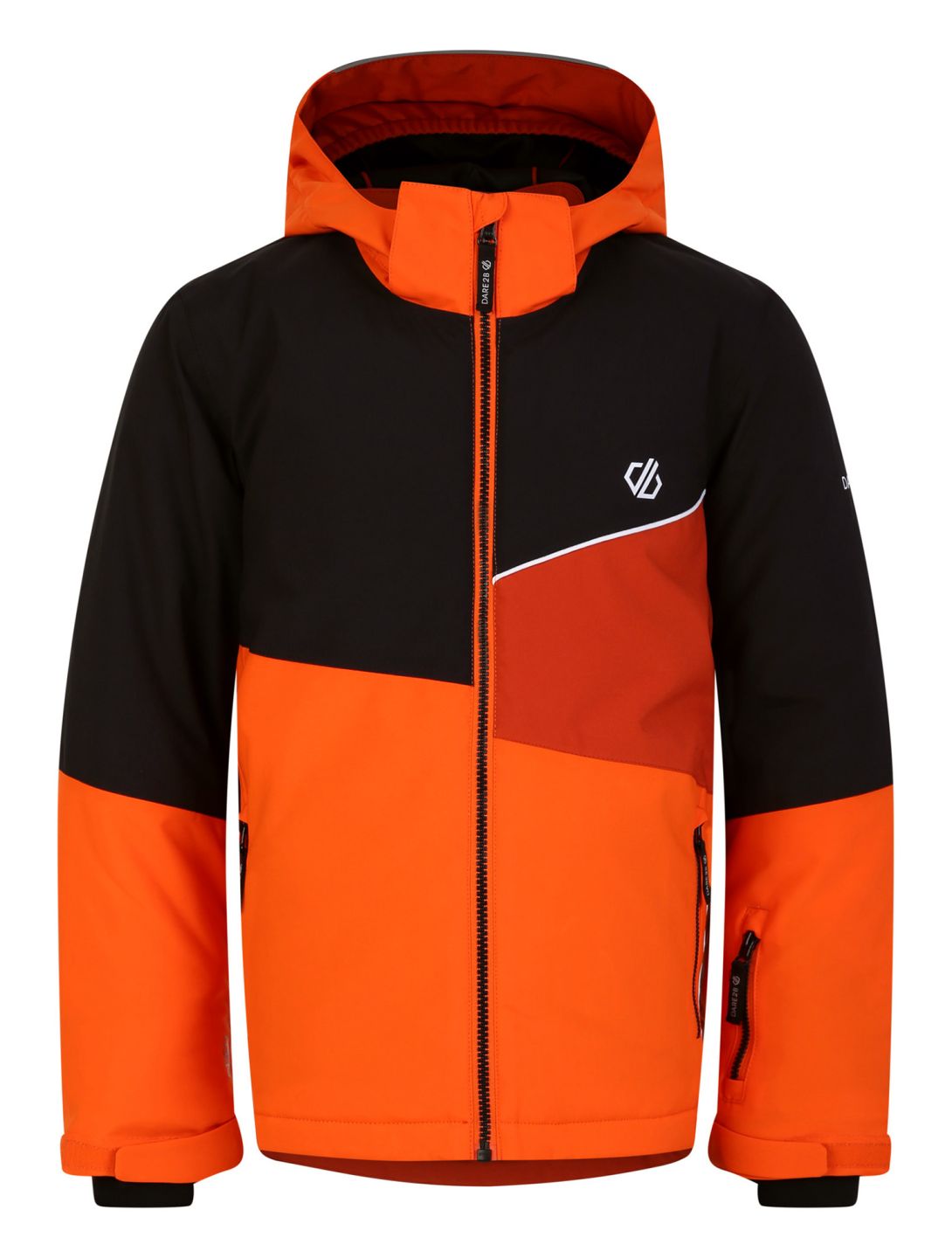 Dare2b, Steazy ski jacket kids Puffins Orange/Black black, orange 