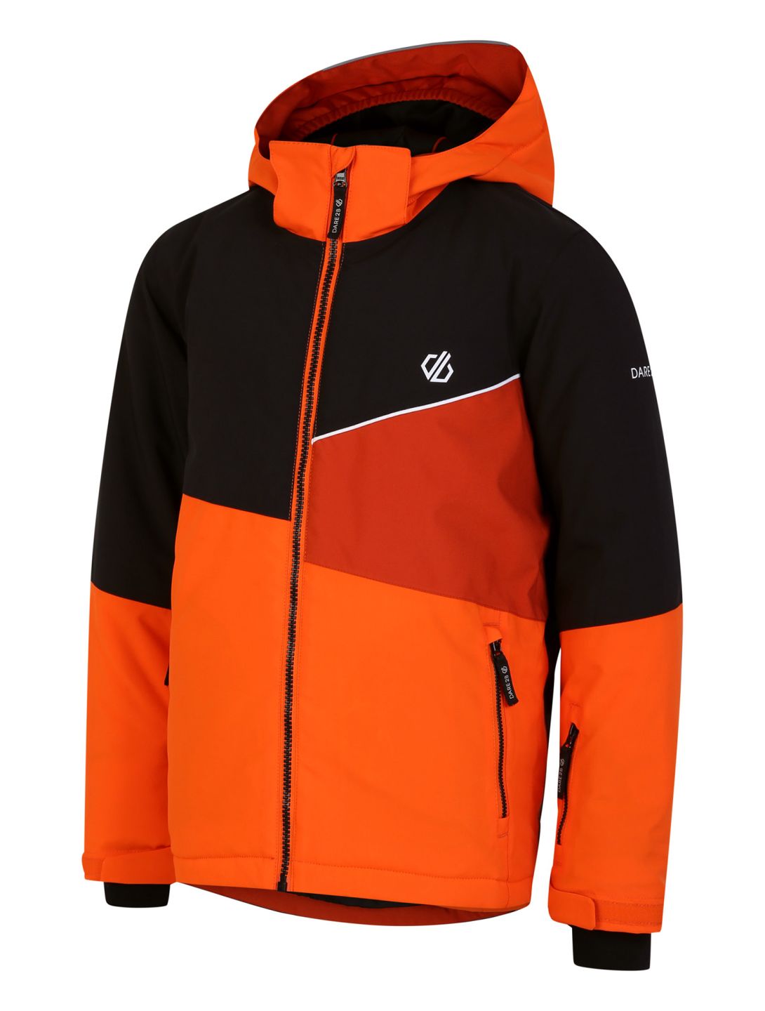 Dare2b, Steazy ski jacket kids Puffins Orange/Black black, orange 