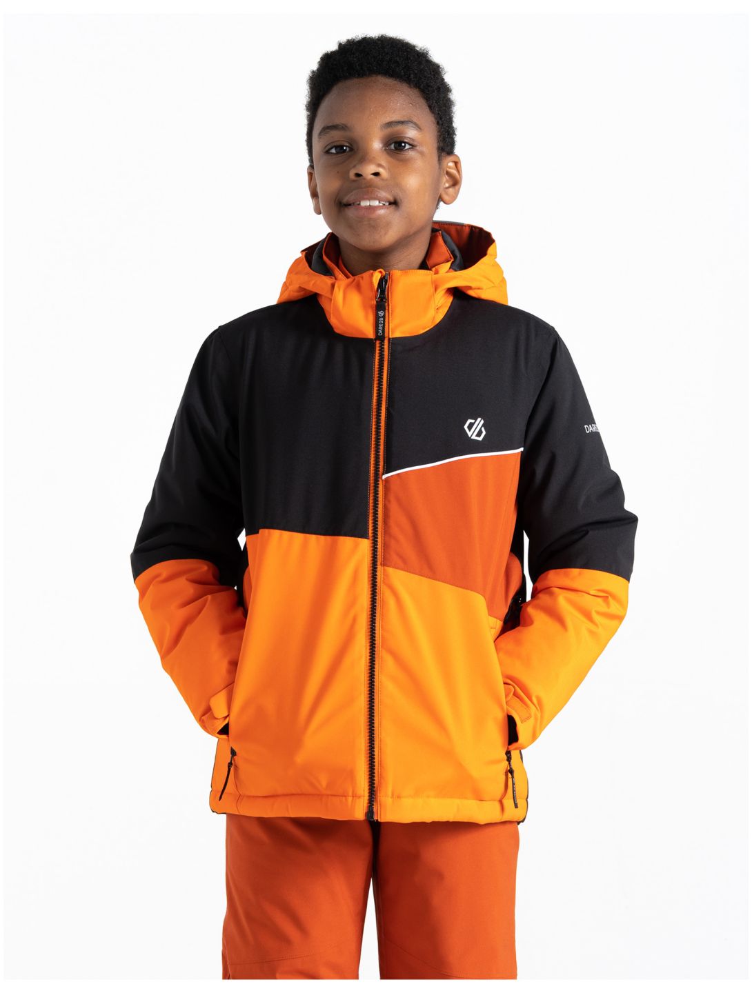 Dare2b, Steazy ski jacket kids Puffins Orange/Black black, orange 