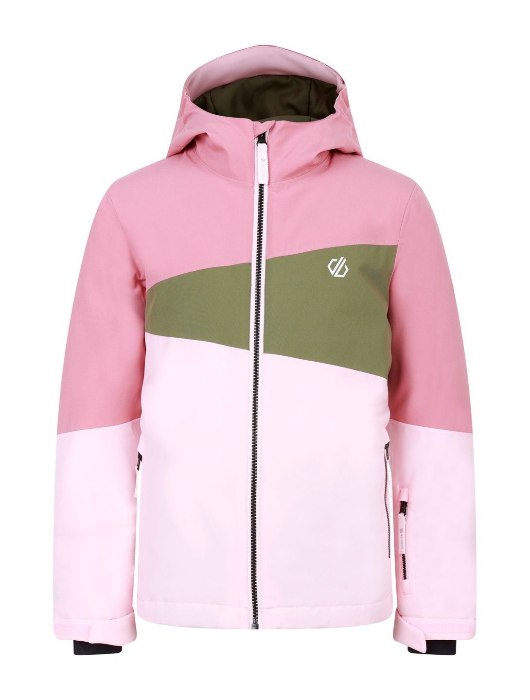 Dare2b, Steazy III ski jacket kids Dusty Rose / Olivine Green / Crystal Rose green, pink 