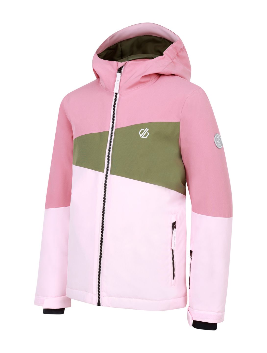 Dare2b, Steazy III ski jacket kids Dusty Rose / Olivine Green / Crystal Rose green, pink 