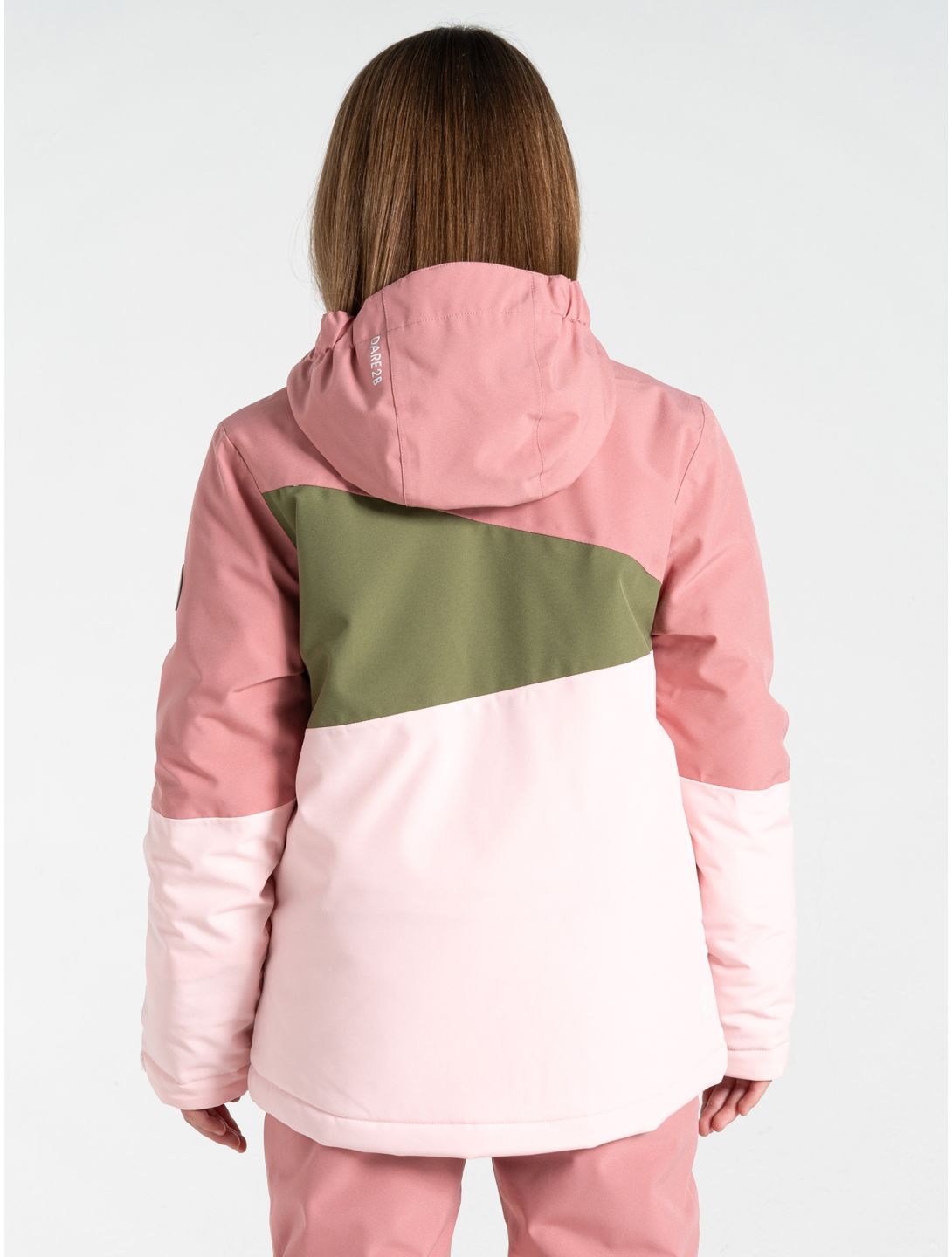 Dare2b, Steazy III ski jacket kids Dusty Rose / Olivine Green / Crystal Rose green, pink 