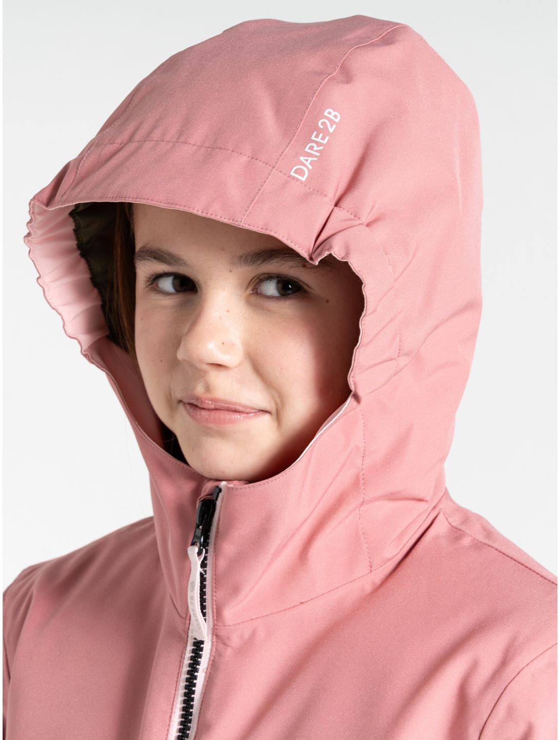 Dare2b, Steazy III ski jacket kids Dusty Rose / Olivine Green / Crystal Rose green, pink 