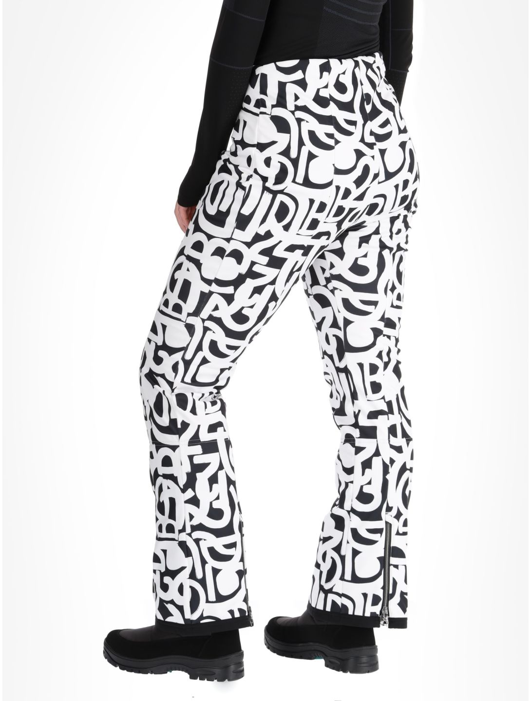 Dare2b, Upshill softshell ski pants women Black and White Graffiti Print black, white 