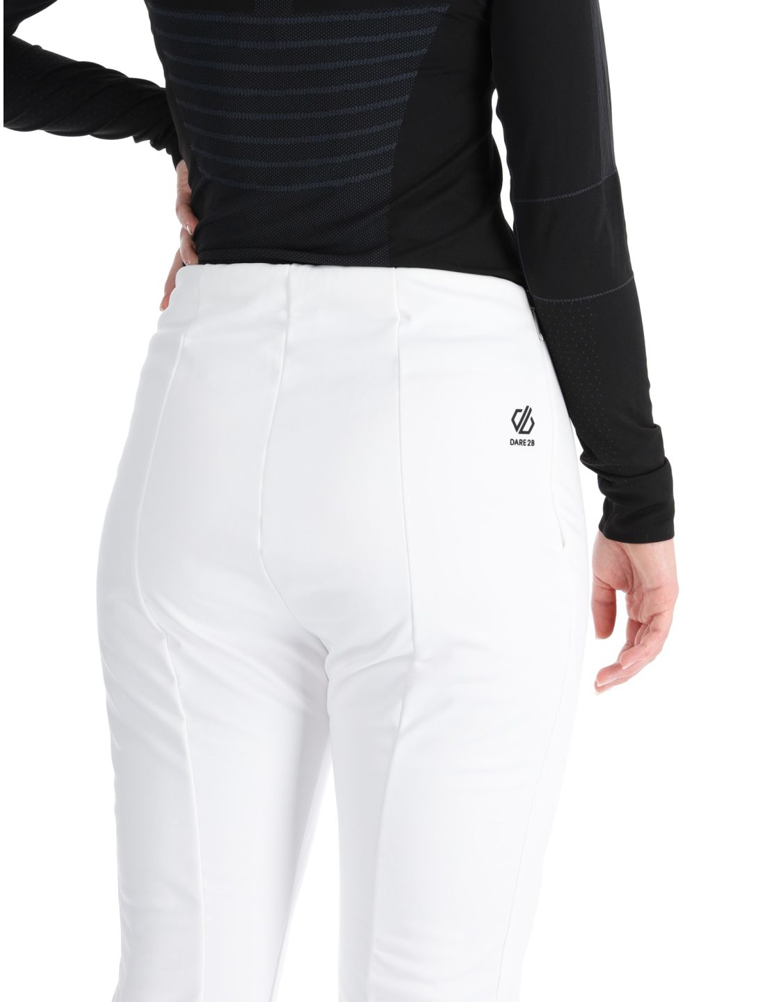 Dare2b, Upshill softshell ski pants women White white 