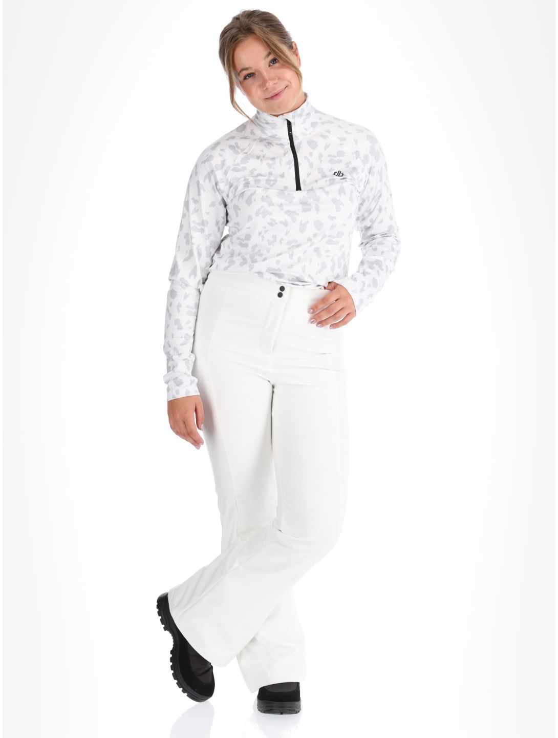 Dare2b, Upshill II ski pants women Blanc De Blanc white 