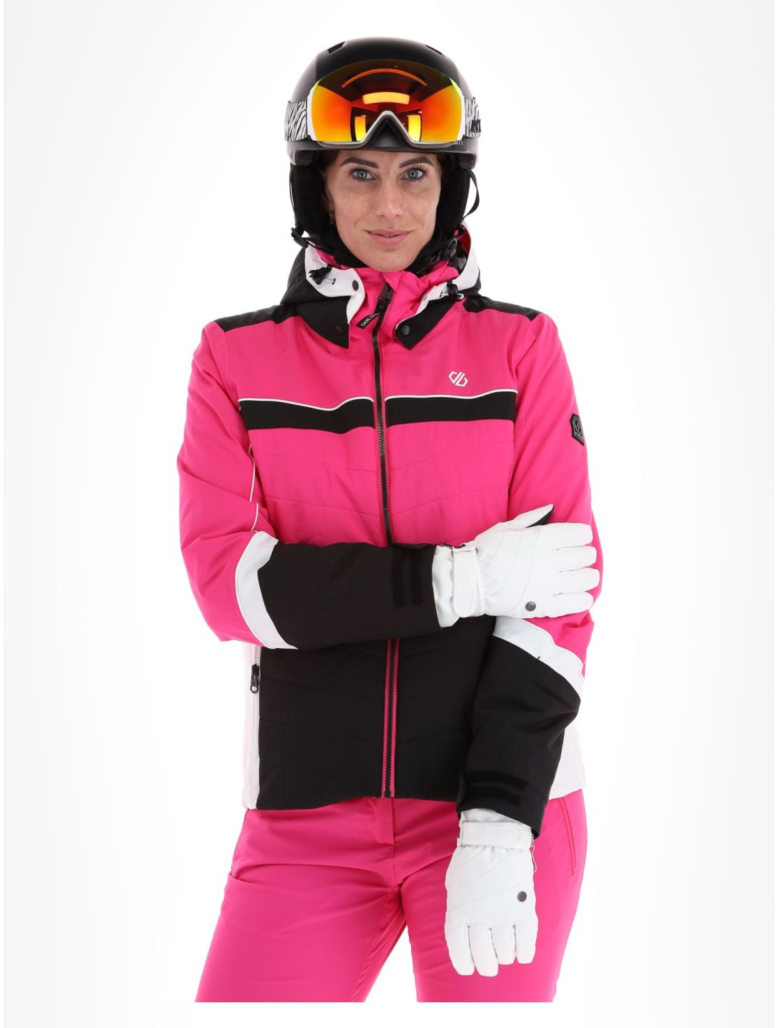 Dare2b, Vitilised ski jacket women PurePink / Blk black, pink 