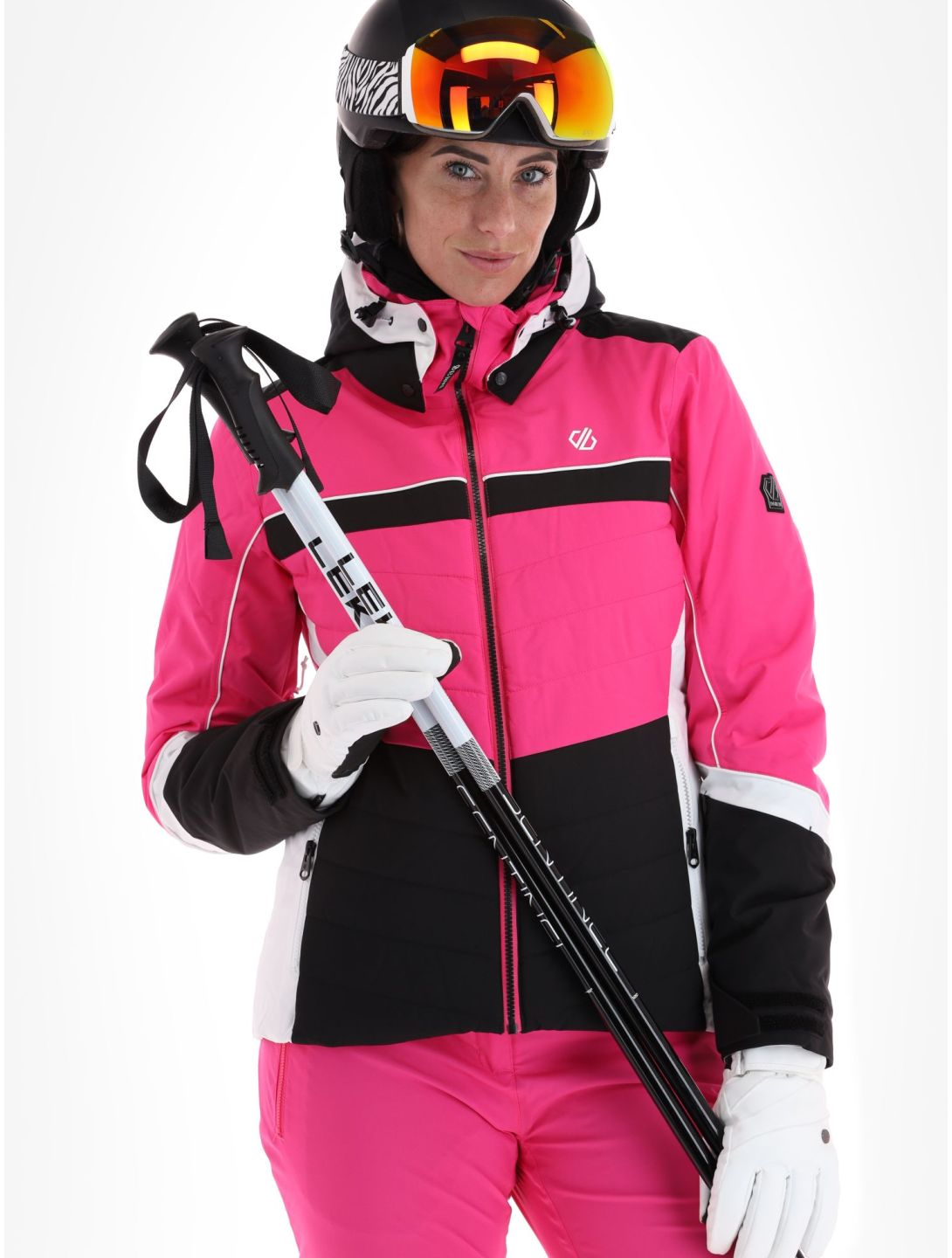 Dare2b, Vitilised ski jacket women PurePink / Blk black, pink 