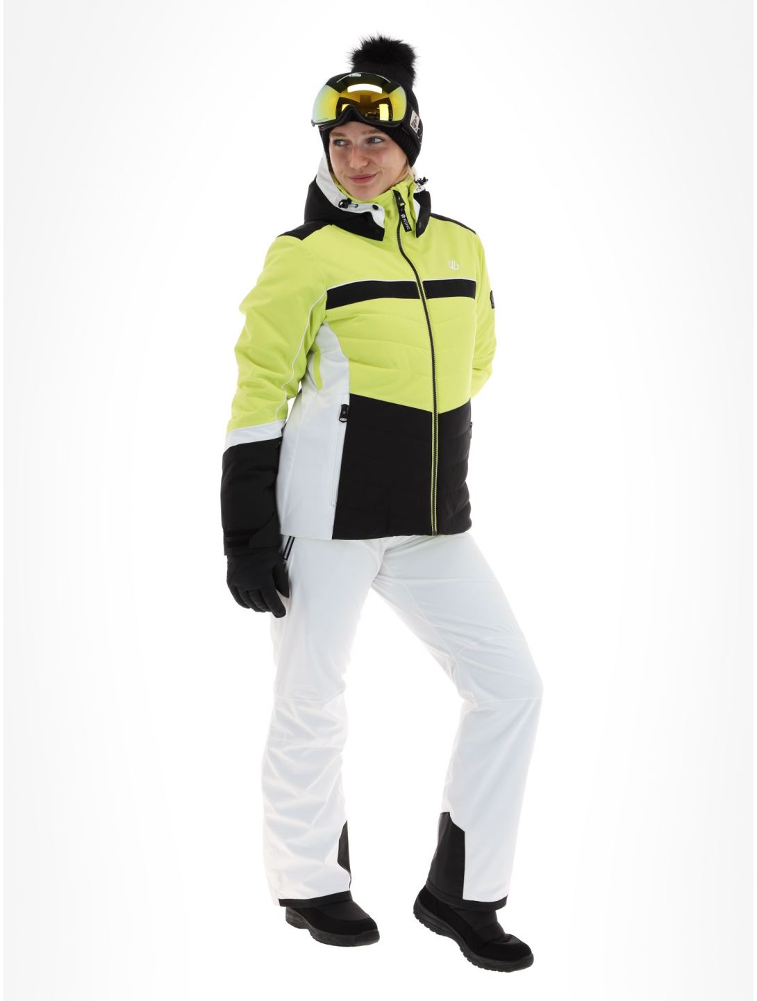 Dare2b, Vitilised ski jacket women Yellow Plum / Black black, yellow 