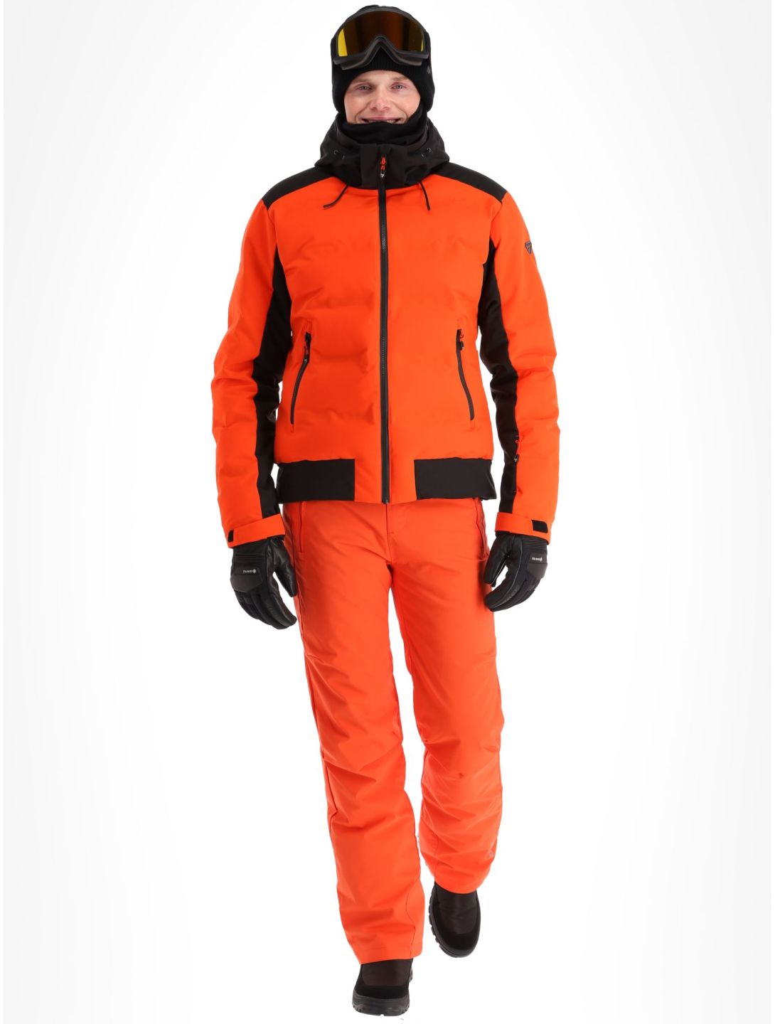 Degre7, Bommy ski jacket men Deep Orange orange 