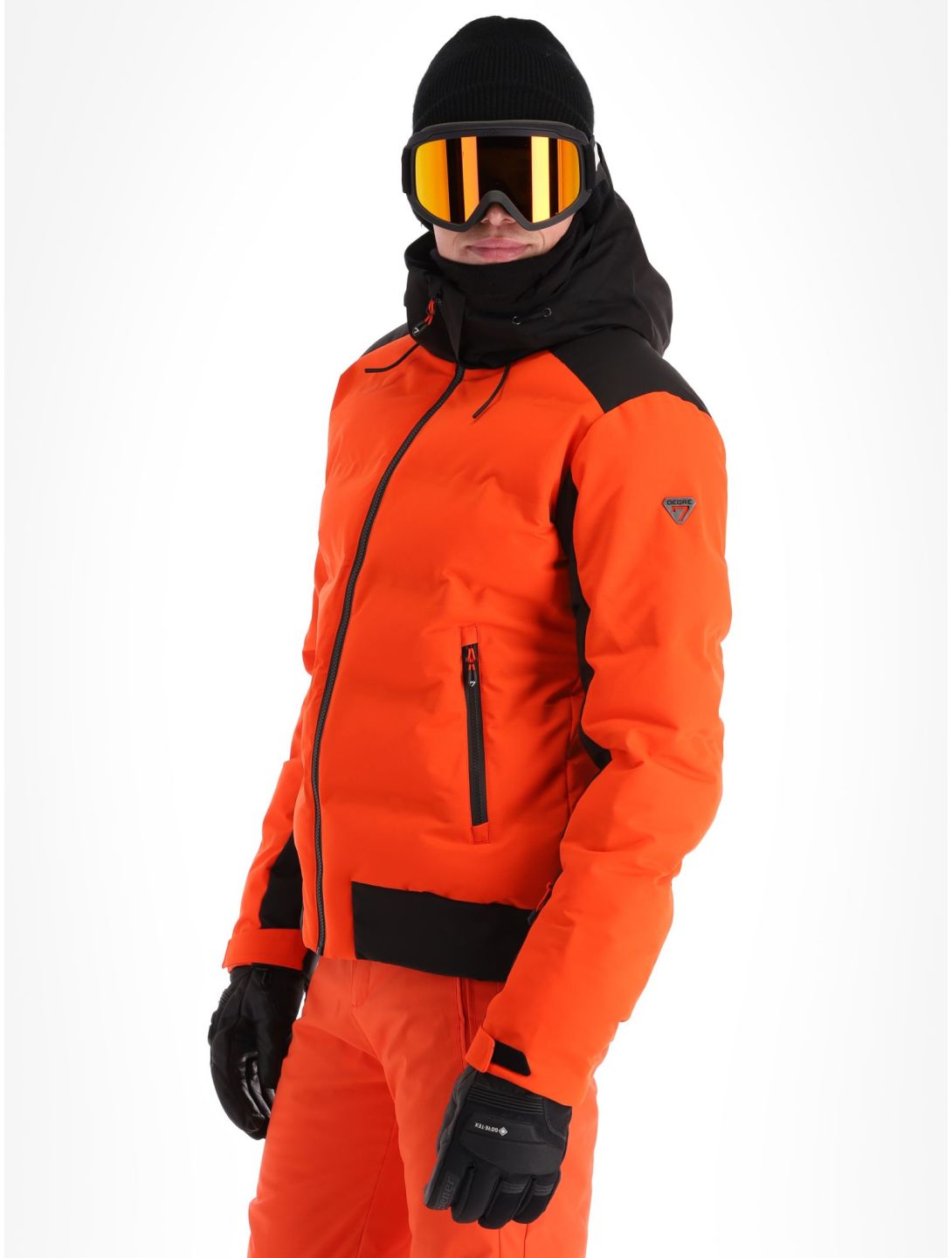 Degre7, Bommy ski jacket men Deep Orange orange 