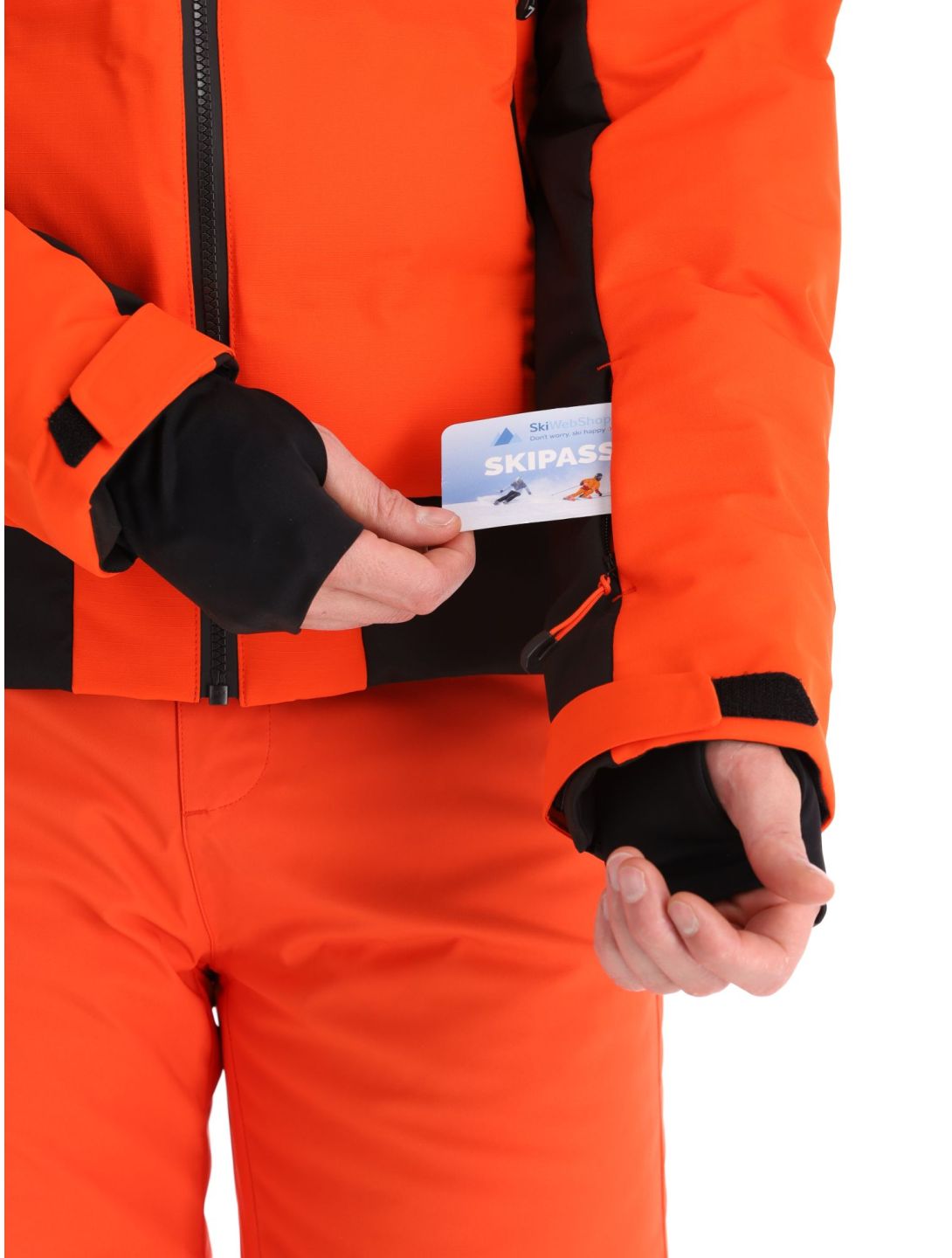 Degre7, Bommy ski jacket men Deep Orange orange 