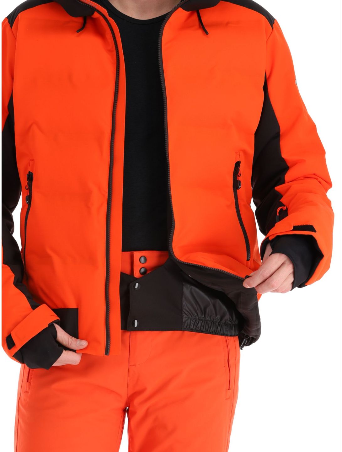 Degre7, Bommy ski jacket men Deep Orange orange 