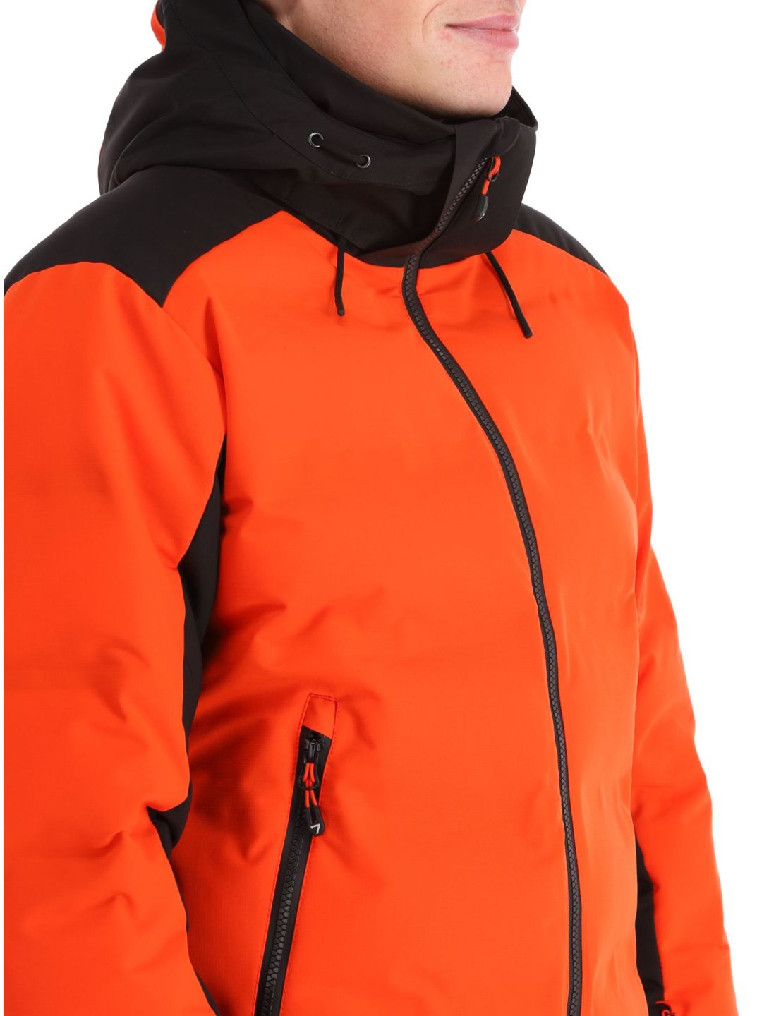 Degre7, Bommy ski jacket men Deep Orange orange 